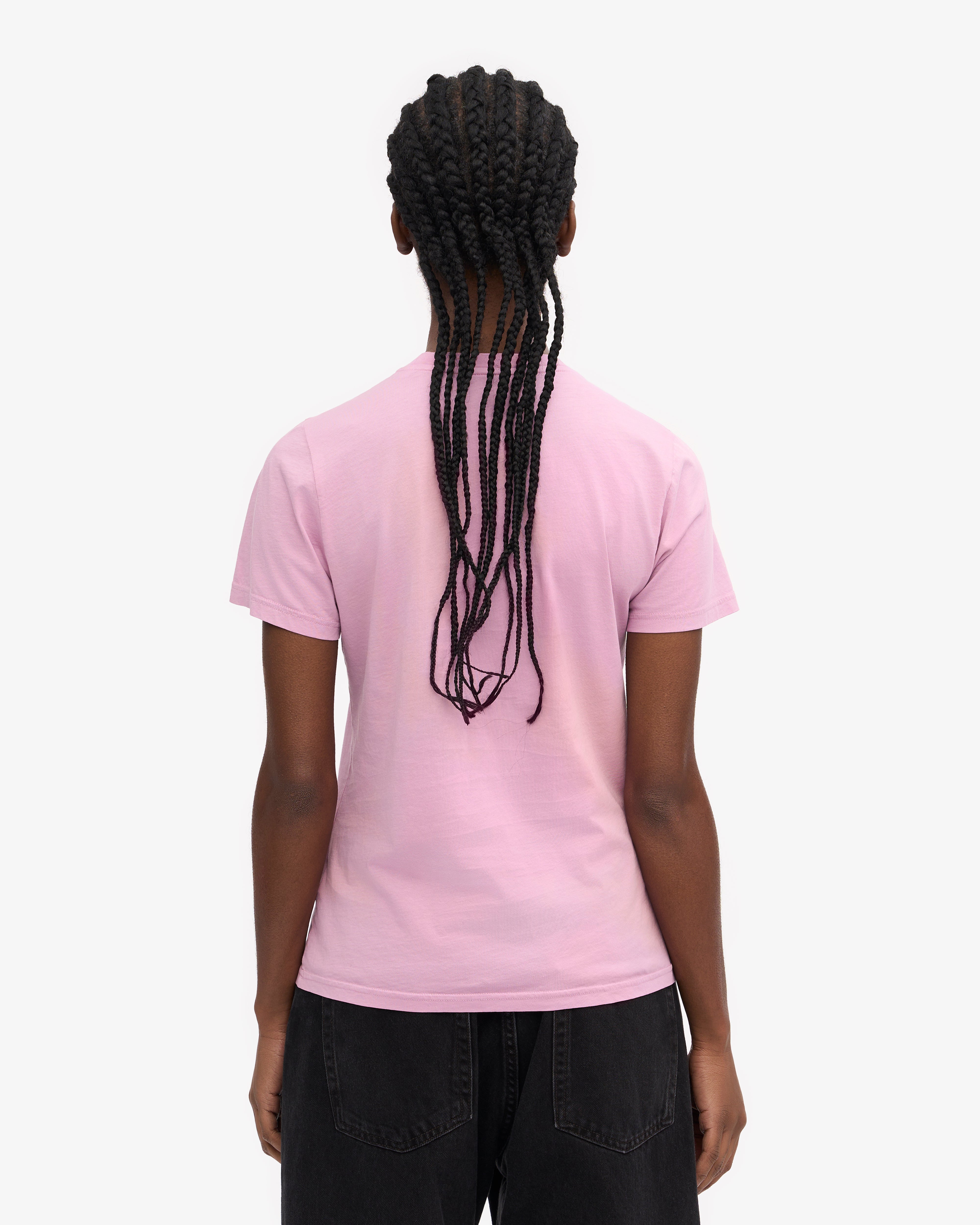 Organic Women's Lightweight T-Shirt with Cherry Blossom Print - Soft Casual Tee for Spring Outfits & Everyday Wear