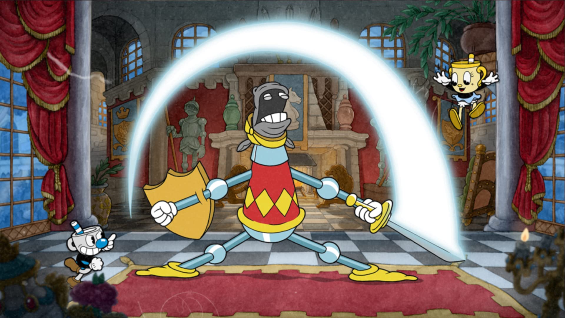 Cuphead for PS4 - Classic Run and Gun Action Game | Fun Multiplayer Co-op Adventure | Perfect for Family Game Nights & Retro Gaming Fans