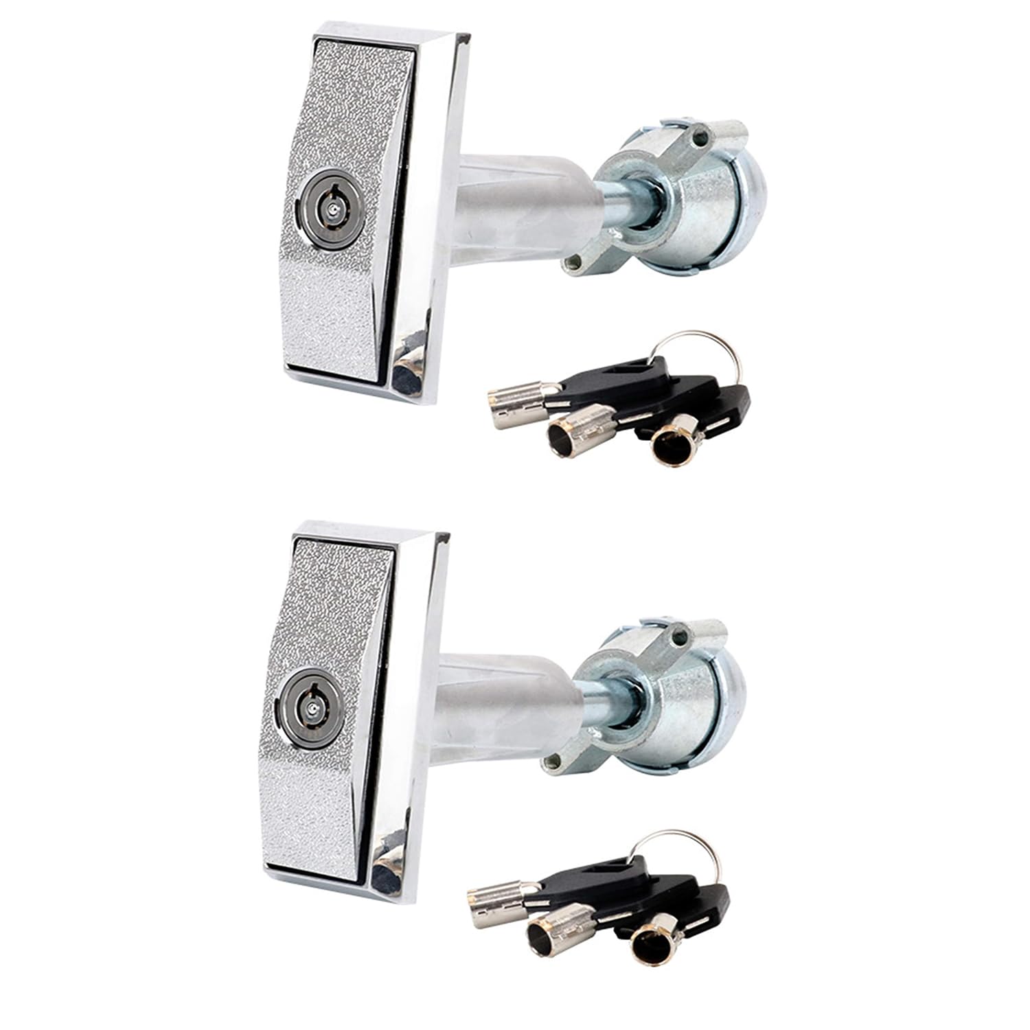 2 Pcs T-Handle Vending Machine Locks with Keys - Keyed Alike for Soda & Snack Machines - Heavy Duty Commercial Security Locks for Vending Business, Arcades & Convenience Stores