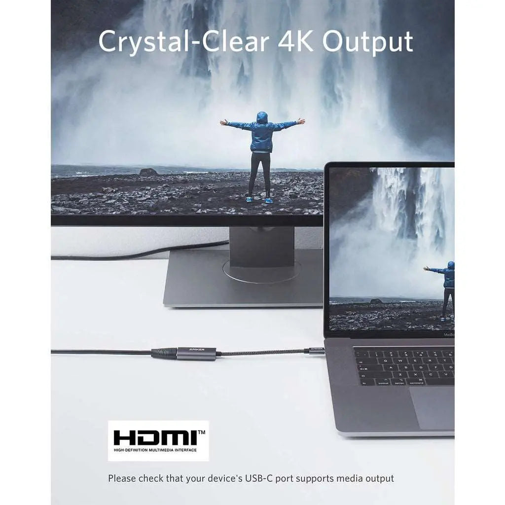 310 PowerExpand+ USB C to 4K HDMI Adapter (A8312) - 4K@60Hz, Plug & Play - Perfect for MacBook, Chromebook, Presentations & Home Theater
