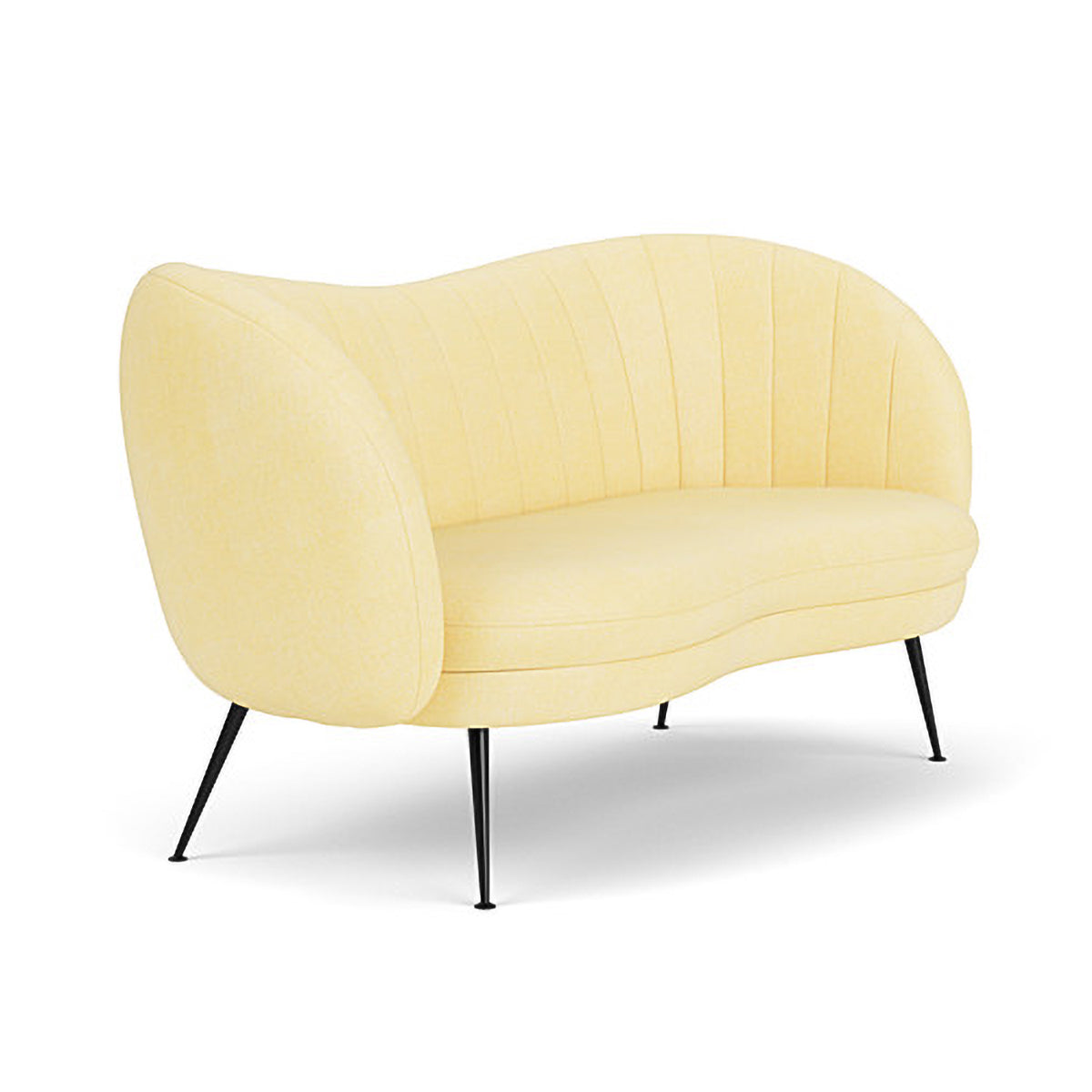 Premium Flora Fabric 2-Seater Sofa - Modern Living Room Furniture for Small Spaces | Comfortable Loveseat for Apartments, Dorms & Cozy Homes