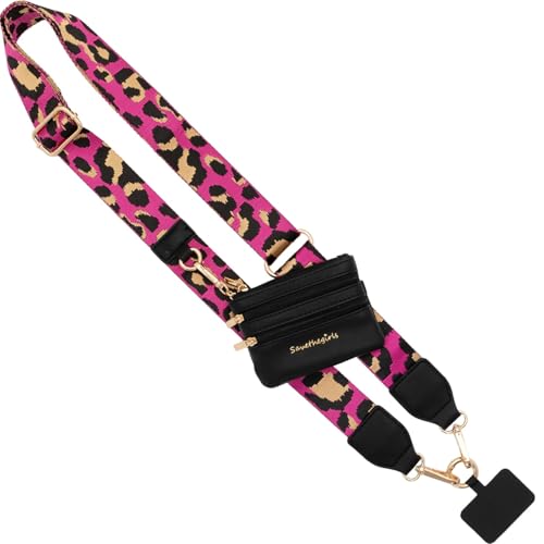 Leopard - Pink/Black - Black Pouch