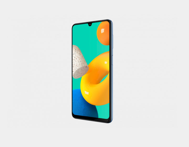 Samsung Galaxy M32 SM-M325F 64GB 4GB RAM Dual SIM GSM Unlocked Smartphone - Blue | Perfect for Streaming, Gaming & Multitasking