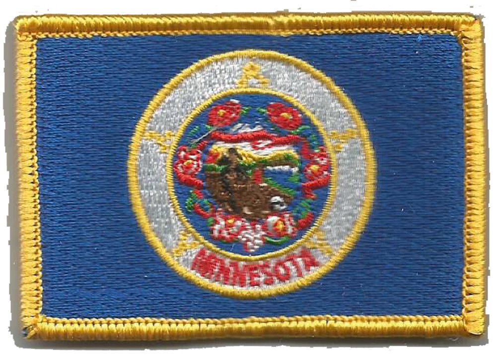 Gadsden & Culpeper Tactical Minnesota State Patch - Embroidered Military Morale Patch for Tactical Gear, Hats & Backpacks - Perfect for Outdoor Enthusiasts, Military Personnel & Collectors
