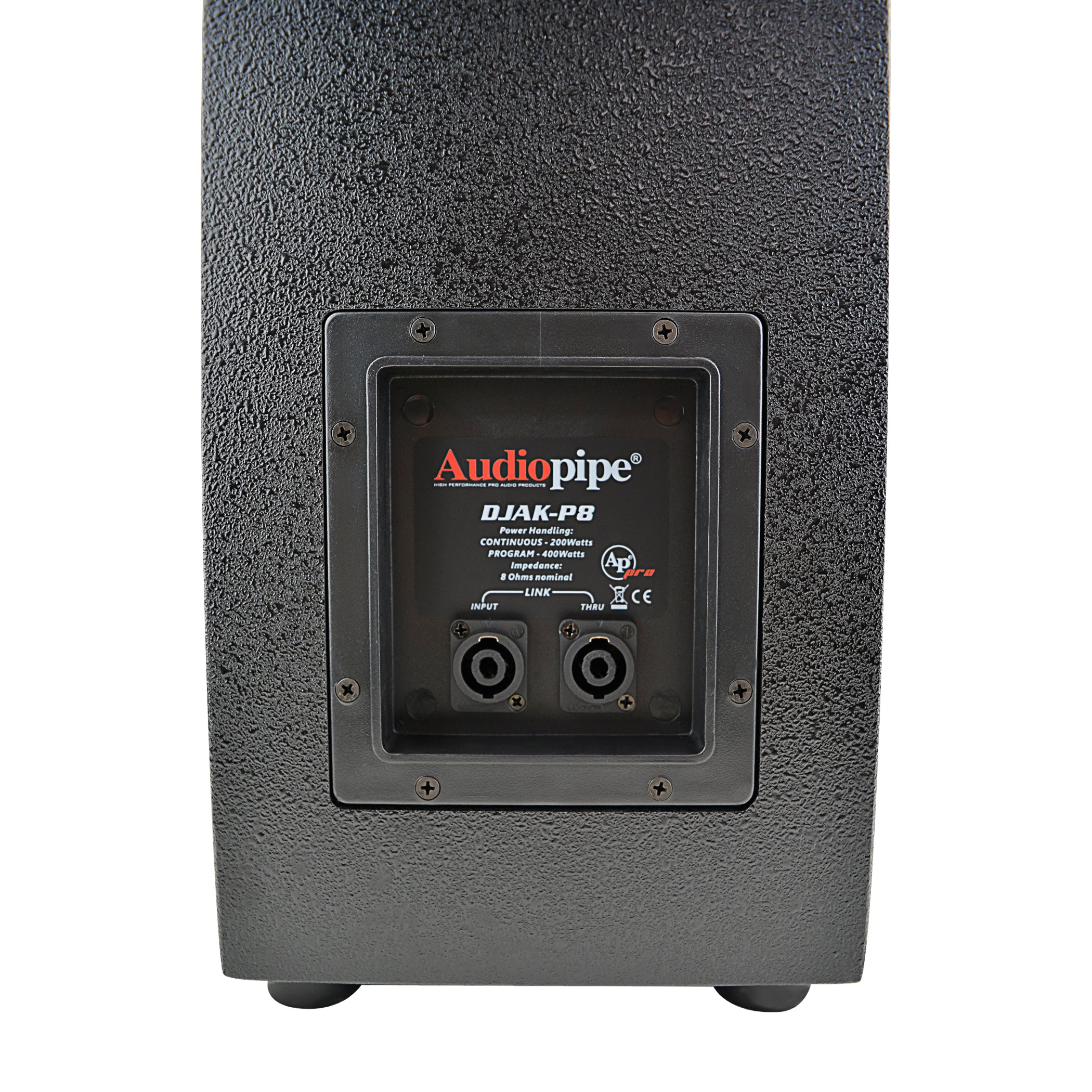 8” Professional 2-Way Passive Loudspeaker (DJAK P8) - Perfect for DJ Performances, Live Music, and Home Theater Systems