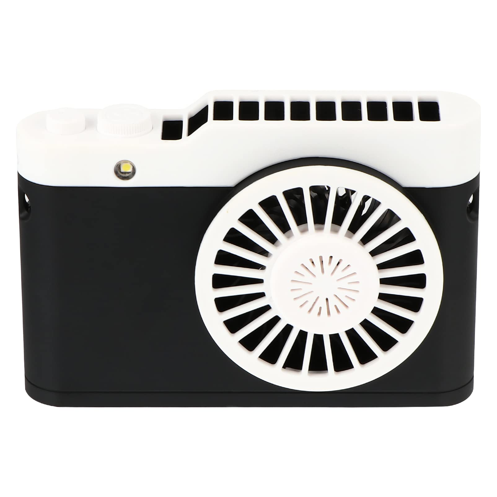 Operitacx 1 Pack Rechargeable Leafless Camera Fan - Portable USB Aromatherapy Hanging Fan for Home, Office, Travel & Outdoor Use