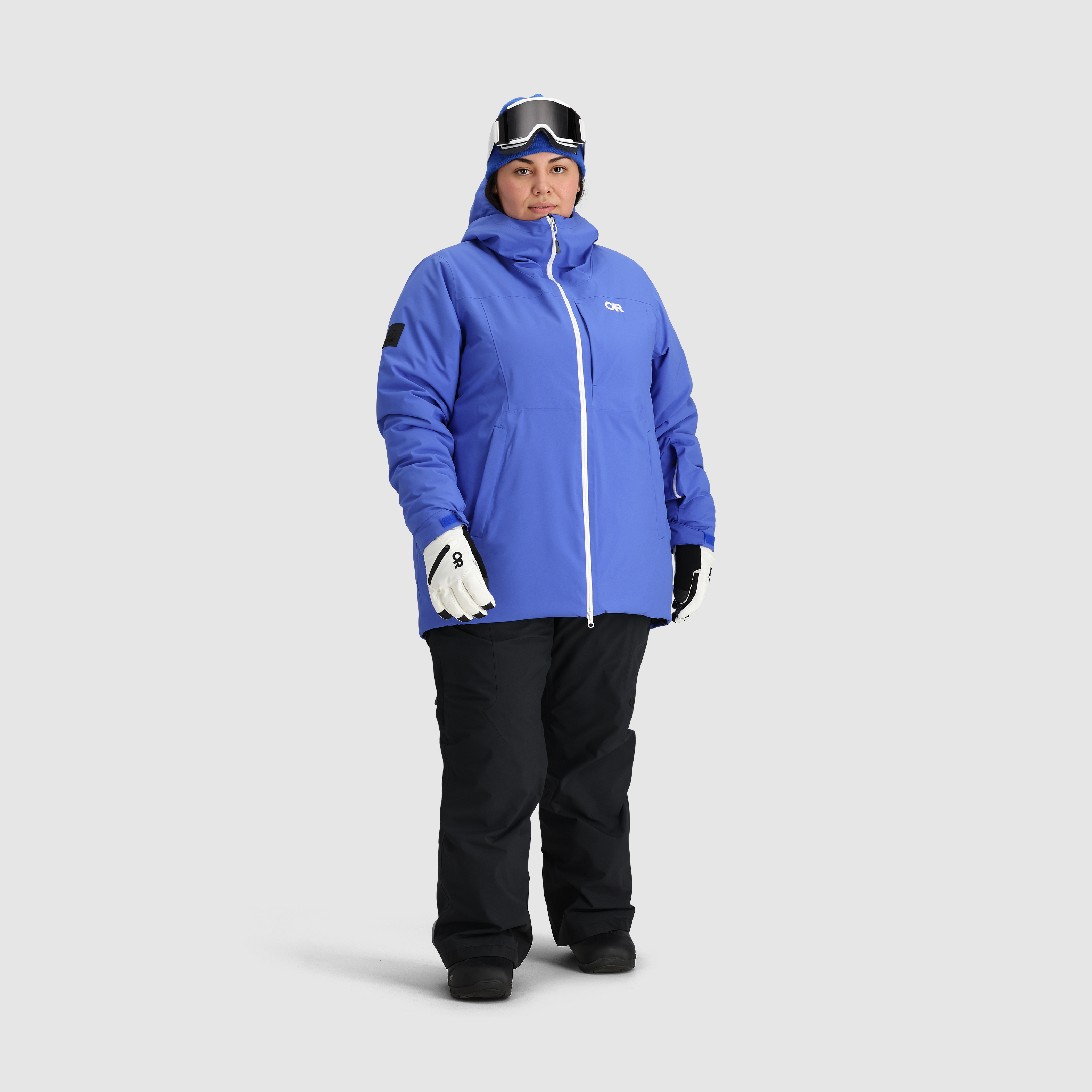 Women's Waterproof Insulated Snowcrew Jacket - Winter Warm Windproof Ski Coat for Outdoor Activities, Hiking & Snowboarding