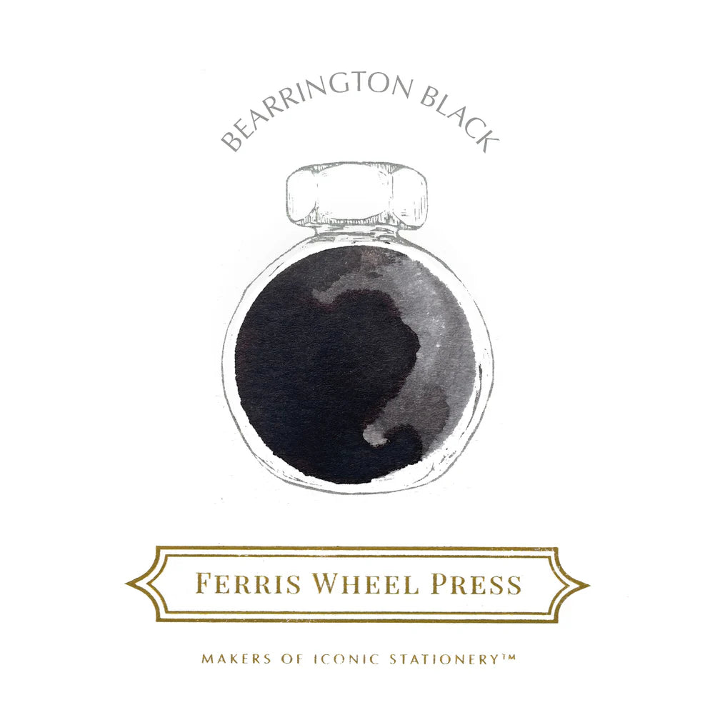 38ml Bearrington Black Ink - Premium Quality for Calligraphy, Drawing & Tattoo Designs - Perfect for Artists, Crafters & Professionals