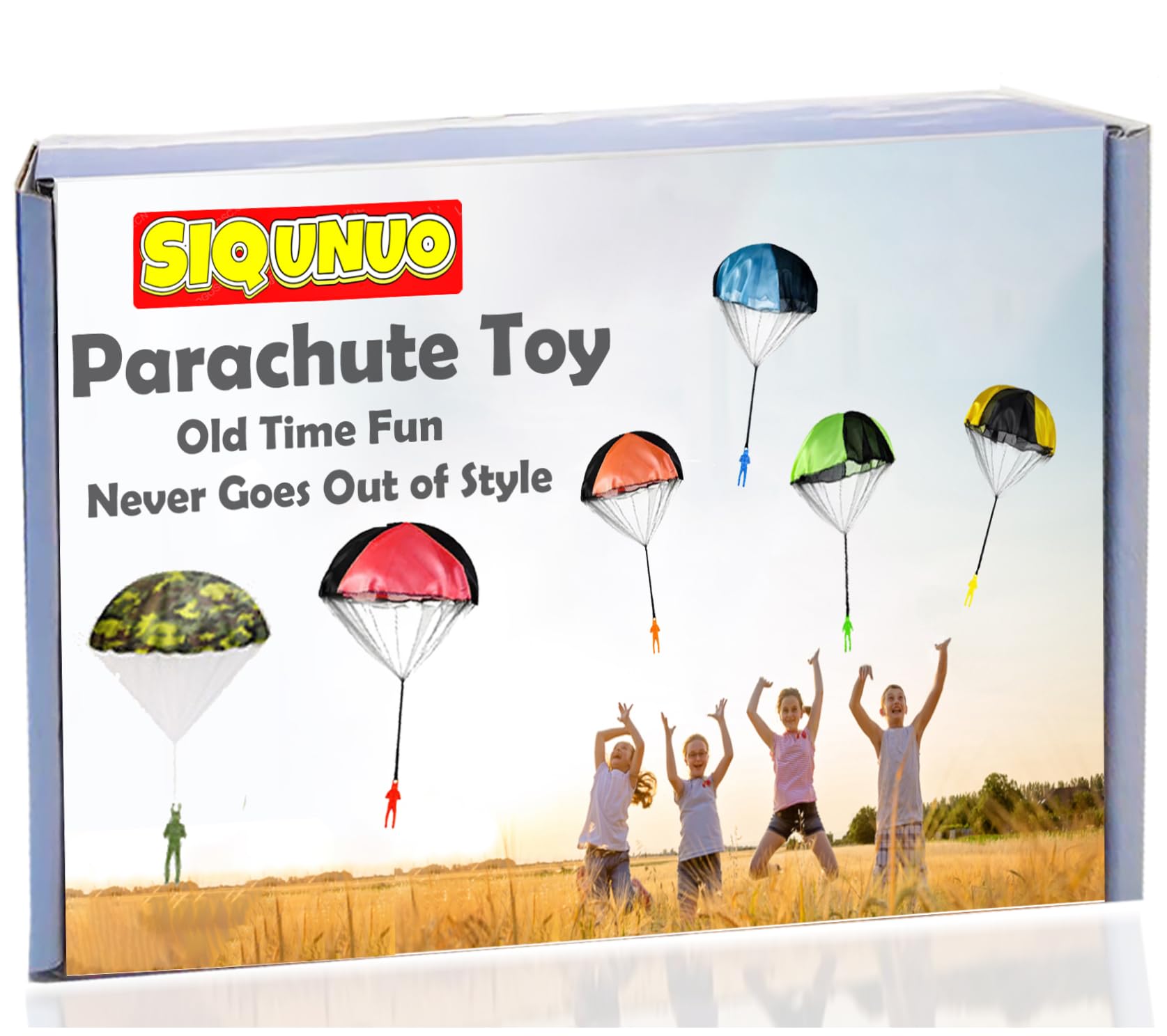 Best 6 Pack Tangle-Free Parachute Toys for Kids Ages 4-12 | Outdoor Play & Birthday Gifts | Fun Party Favors & Holiday Toy List 2024 Top Picks