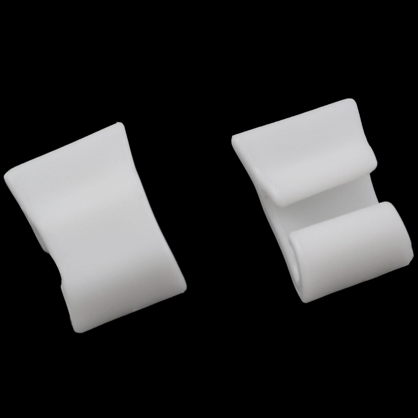 TAODAN 50PCS Heavy Duty Plastic Cabinet Buckles - DIY Storage Clips for Pet Playpen, Cage Door Locks (Fits 3-5mm Grid Panels) - Ideal for Chicken Coops, Rabbit Hutches & Hamster Cages - White | Secure Animal Enclosures & Storage Solutions