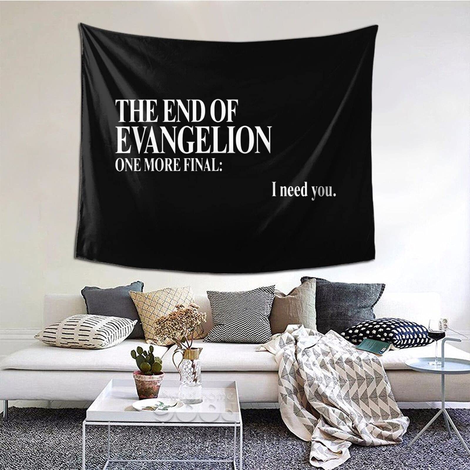 Neon Genesis Evangelion Tapestry Wall Hanging - Anime Wall Art Decor for Bedroom, Living Room, Dorm (60x51 Inch) - Perfect for Anime Fans, Home Decoration & Gift Ideas