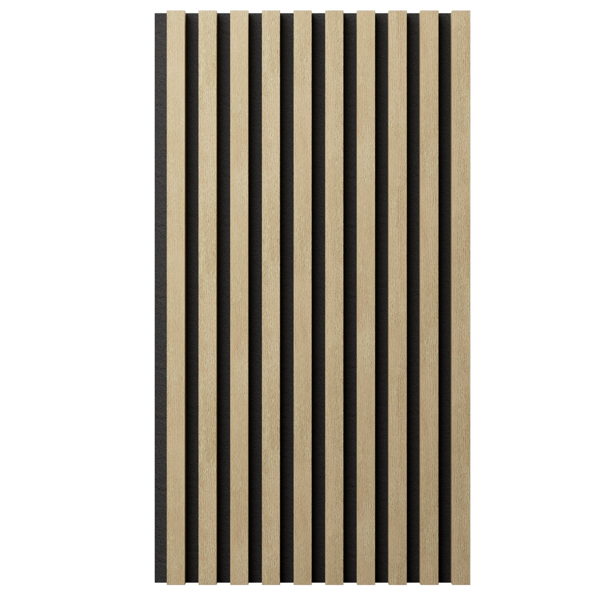 Premium Acoustic Slat Wood Wall Panels - Natural Sound Absorption for Home Theater & Office Decor