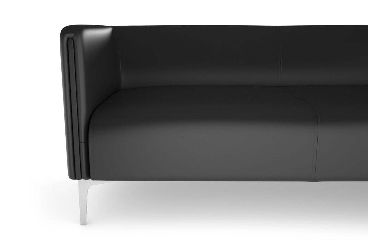 Drej 2.0 Lounge Chair with Square Arms - Triple Seating Modern Sofa for Living Room, Lounge & Office Comfort