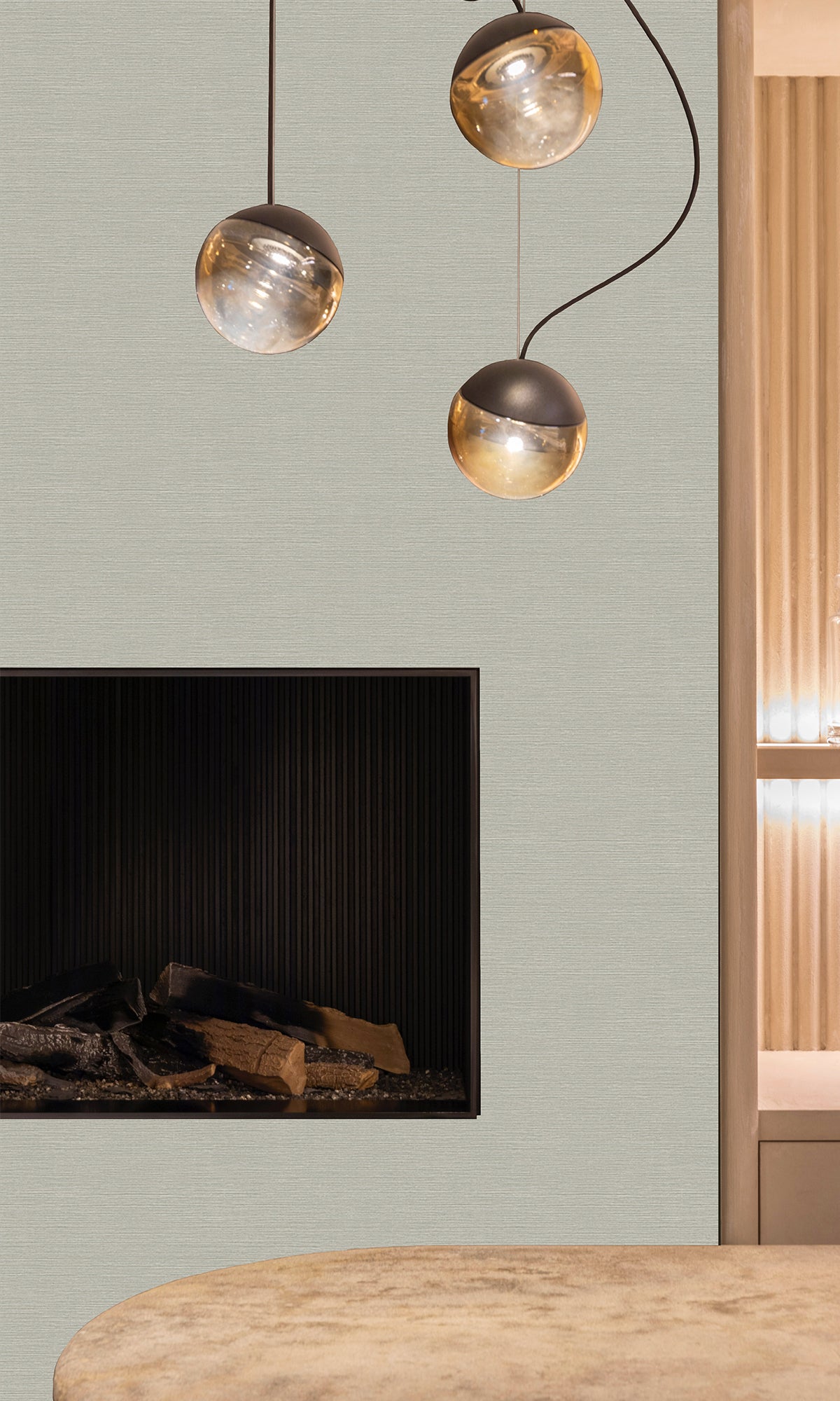 Premium Downtown Hemp Weave Textured Vinyl Commercial Wallpaper Roll - C7694 | Waterproof & Durable for Office, Restaurant, Retail Shop Decor