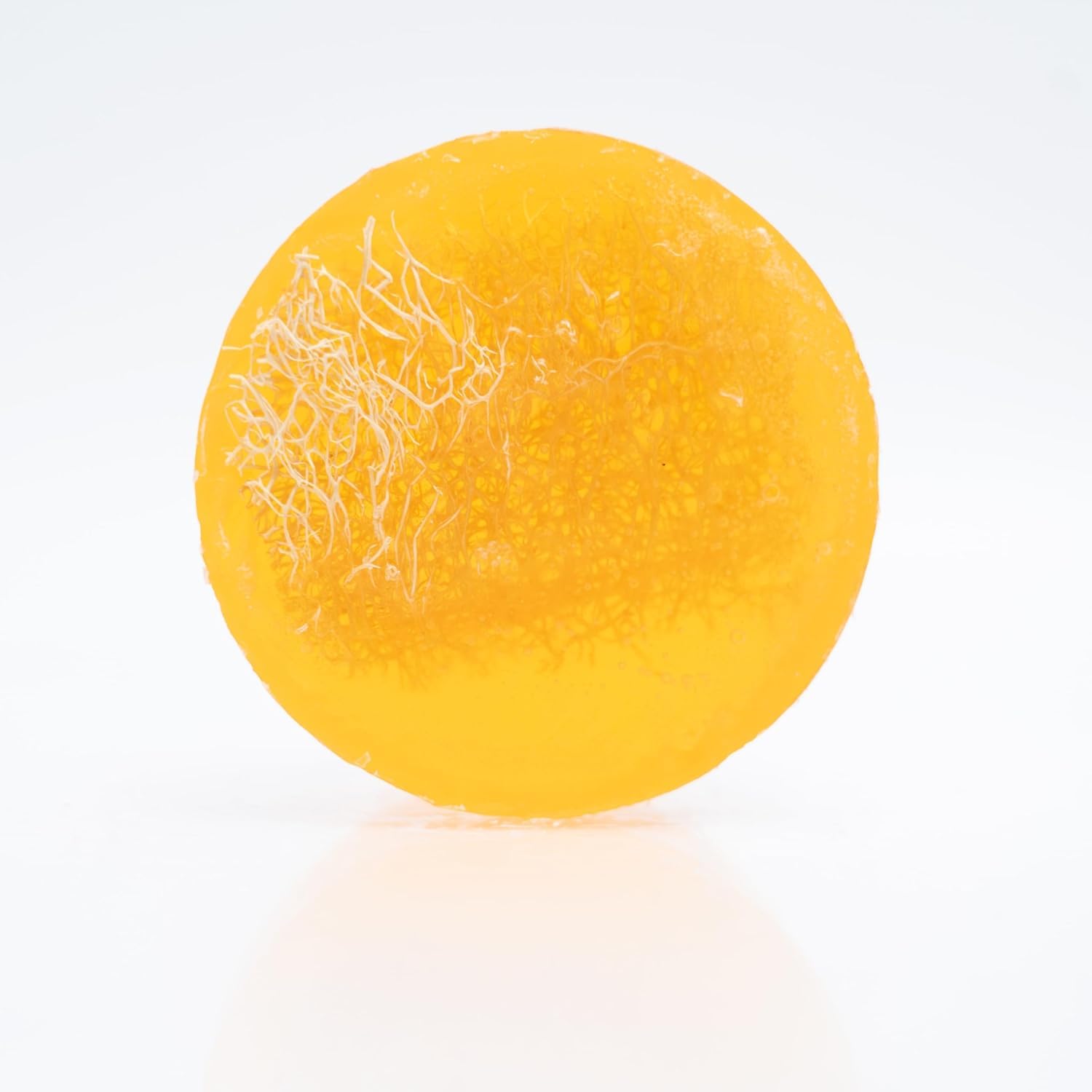 Natural Loofah Orange Oil Soap - Handcrafted Vegan Soap Bar, SLS Free & Paraben Free, 3.5 oz - Exfoliating & Moisturizing for Shower, Bath & Gift Sets