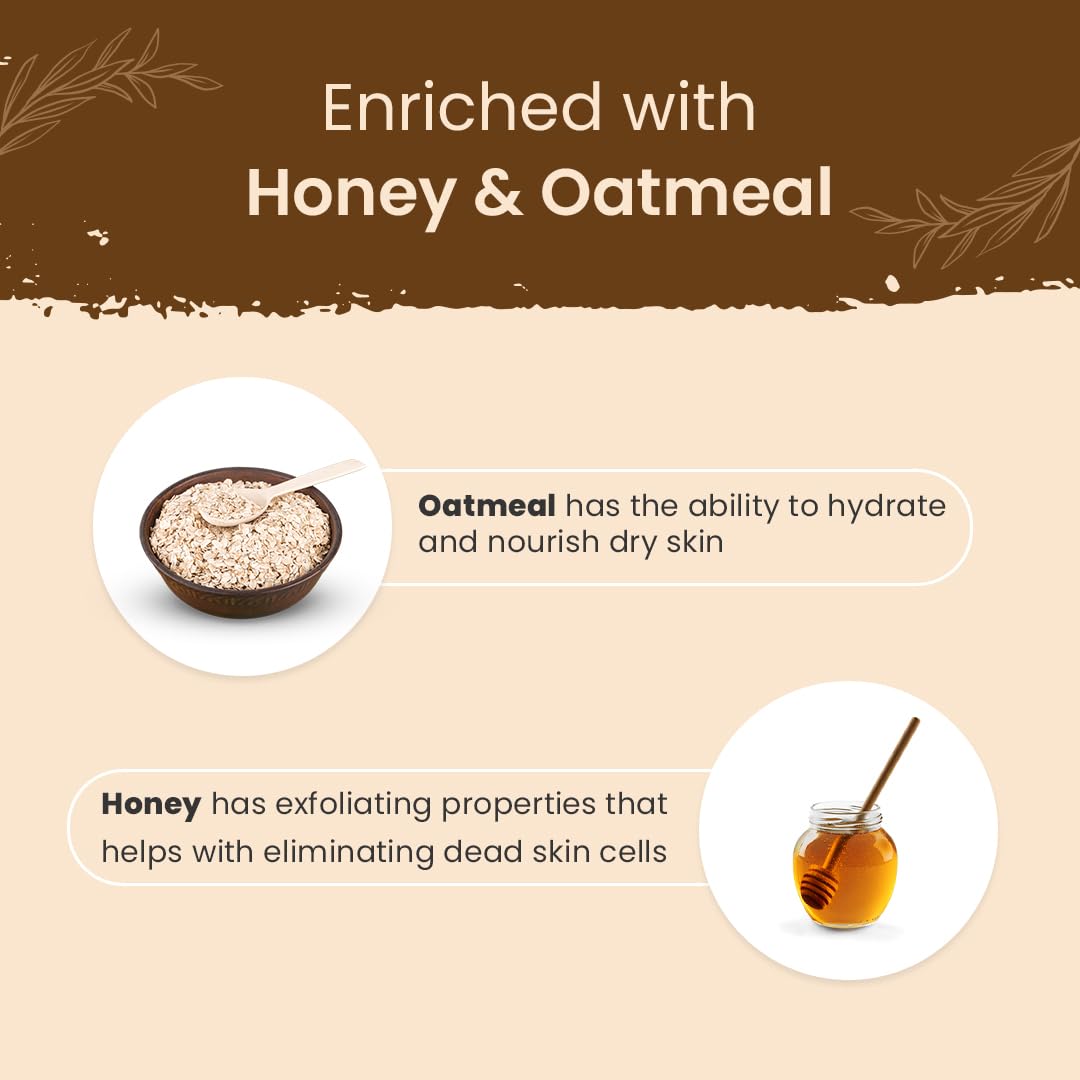 Organic Green Milk Oats & Honey Soap Bar - Natural Moisturizing & Exfoliating (2-Pack) - Perfect for Dry Skin Care & Eco-Friendly Bath Gifts
