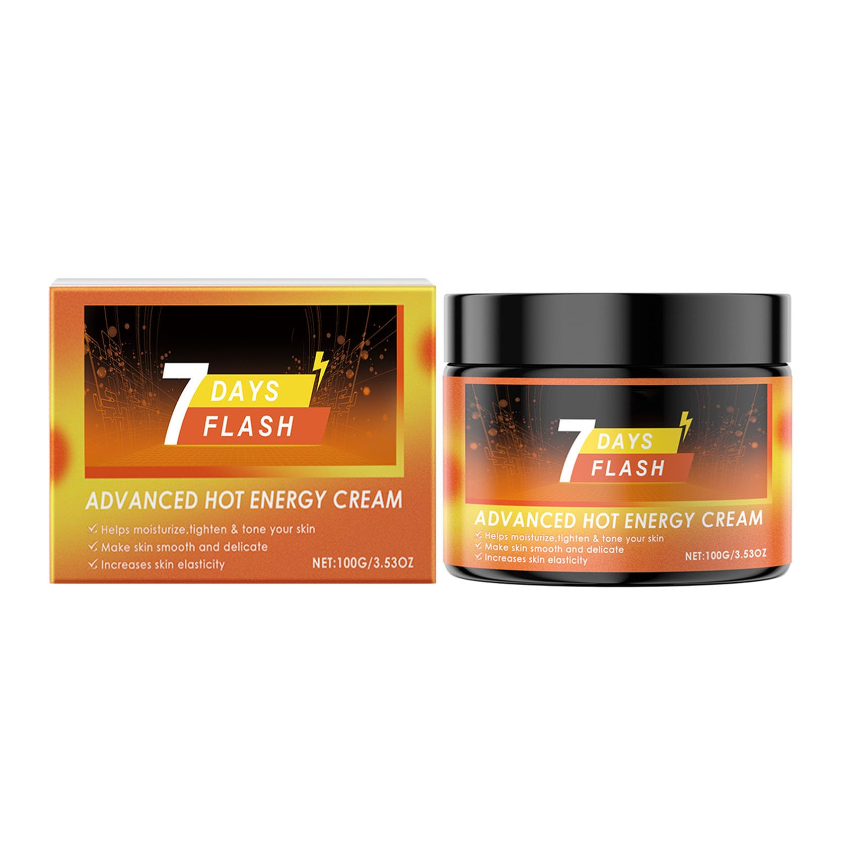 Advanced Hot Sweat Cream for Weight Loss & Detox - 7 Day Flash Sweat Enhancer for Faster Results - Premium Body Care Cream for Sauna, Workout & Post-Exercise Recovery (1)