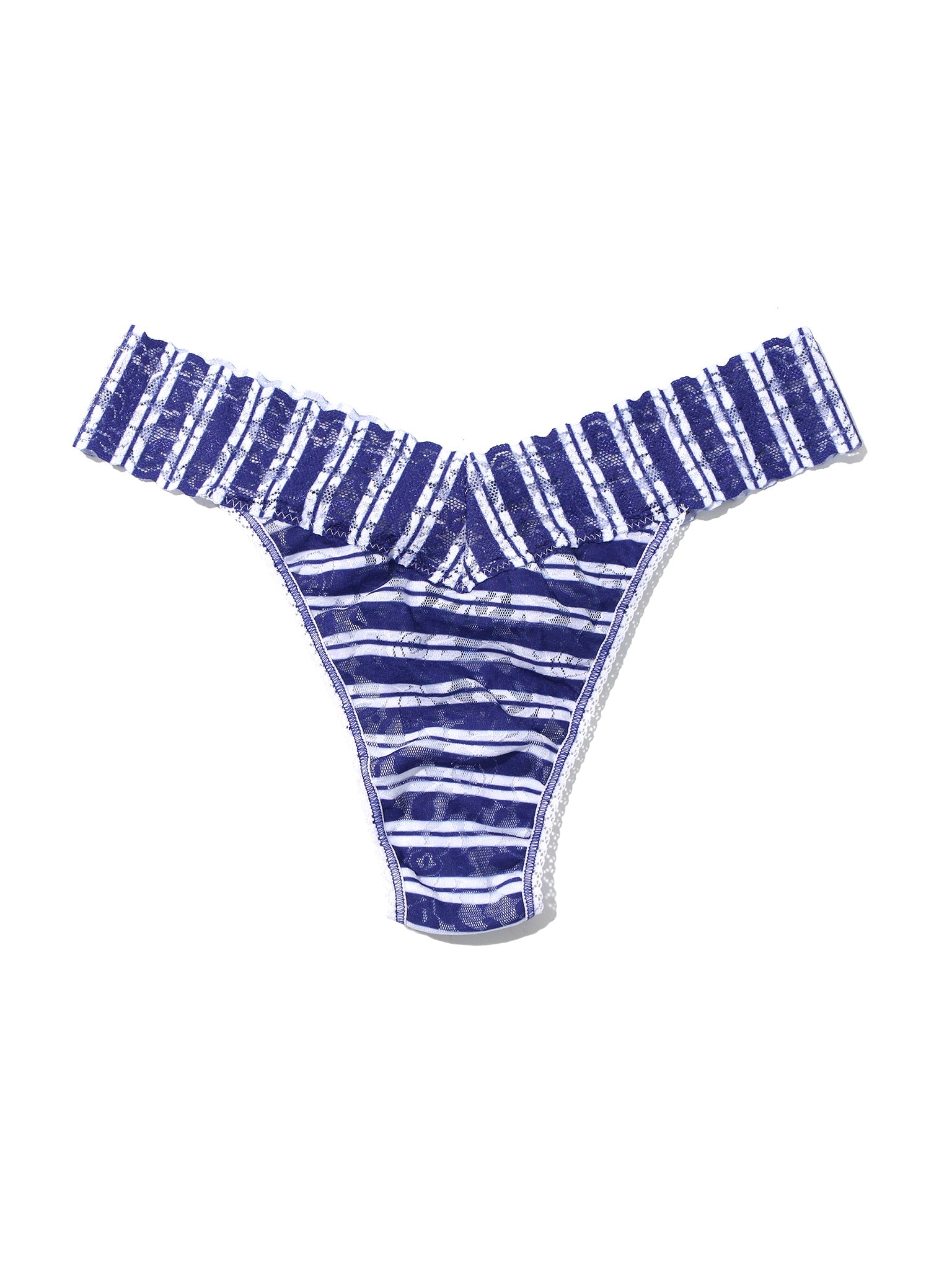 Printed Signature Lace® Original Rise Thong - Soft Comfortable Women's Underwear for Everyday Wear & Special Occasions