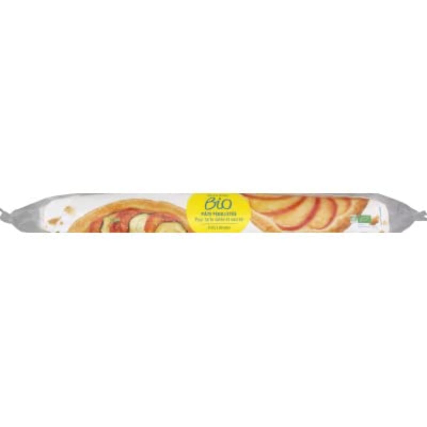 Organic Monoprix Butter Puff Pastry - 250g Pure Butter Pastry Dough for Baking Croissants, Tarts & Pies