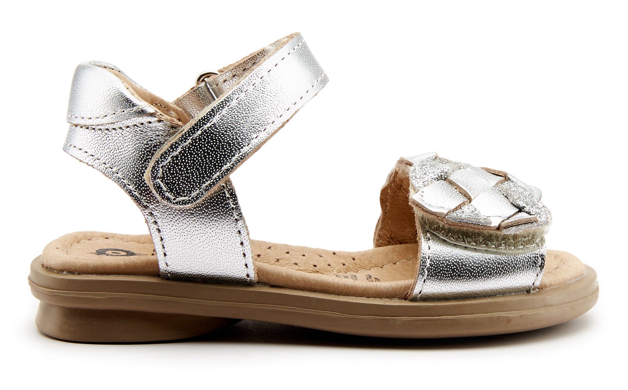 Old Soles 551 Girls' Gladiator Sandals - Silver/Glam Argent | Comfortable Kids' Summer Shoes for Outdoor Play & Beach Vacations
