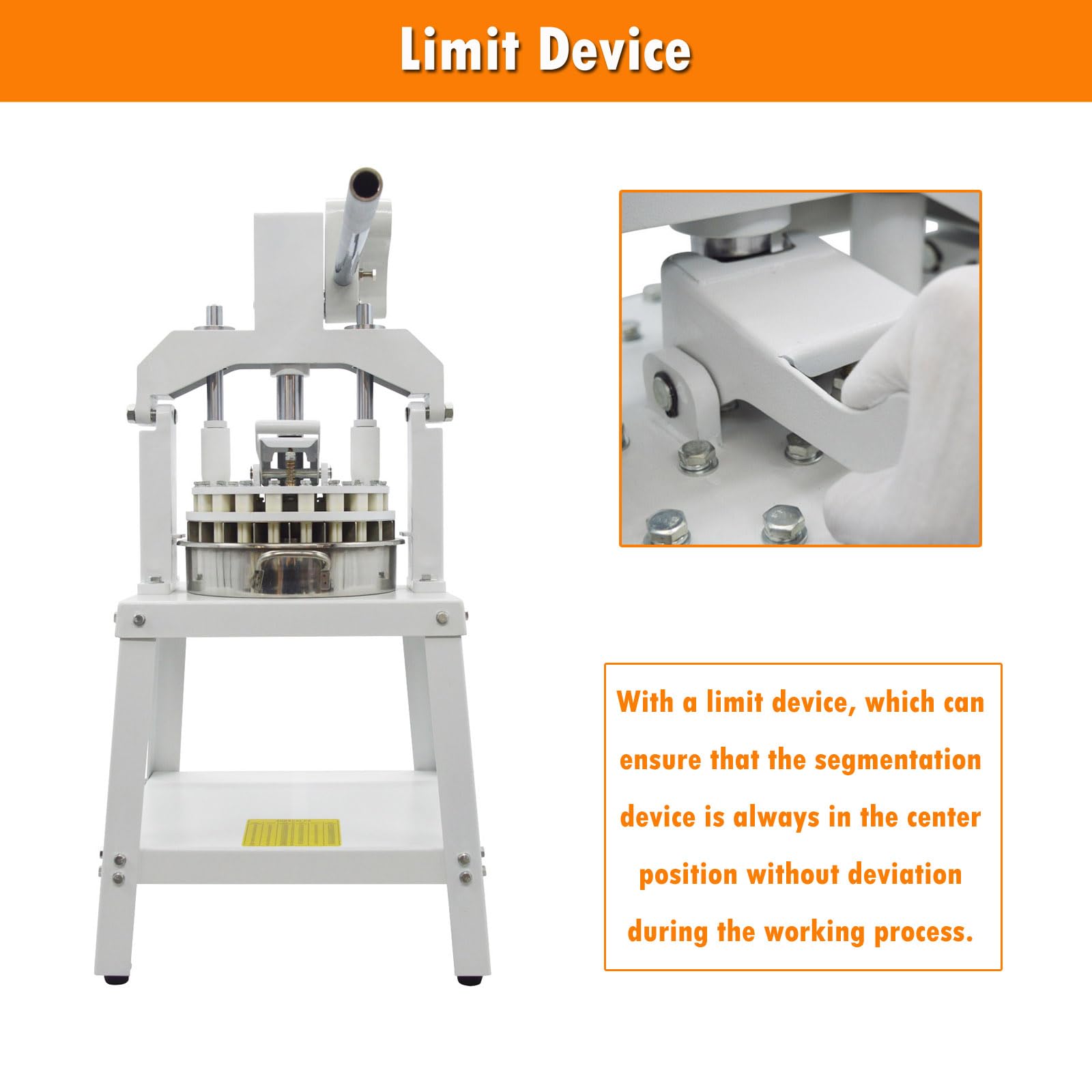 INTSUPERMAI 36-Piece Commercial Manual Dough Divider Rounder | Hydraulic Hand Press Dough Cutter & Equal Divider for Bread Baking | Perfect for Bakeries, Restaurants & Home Kitchens
