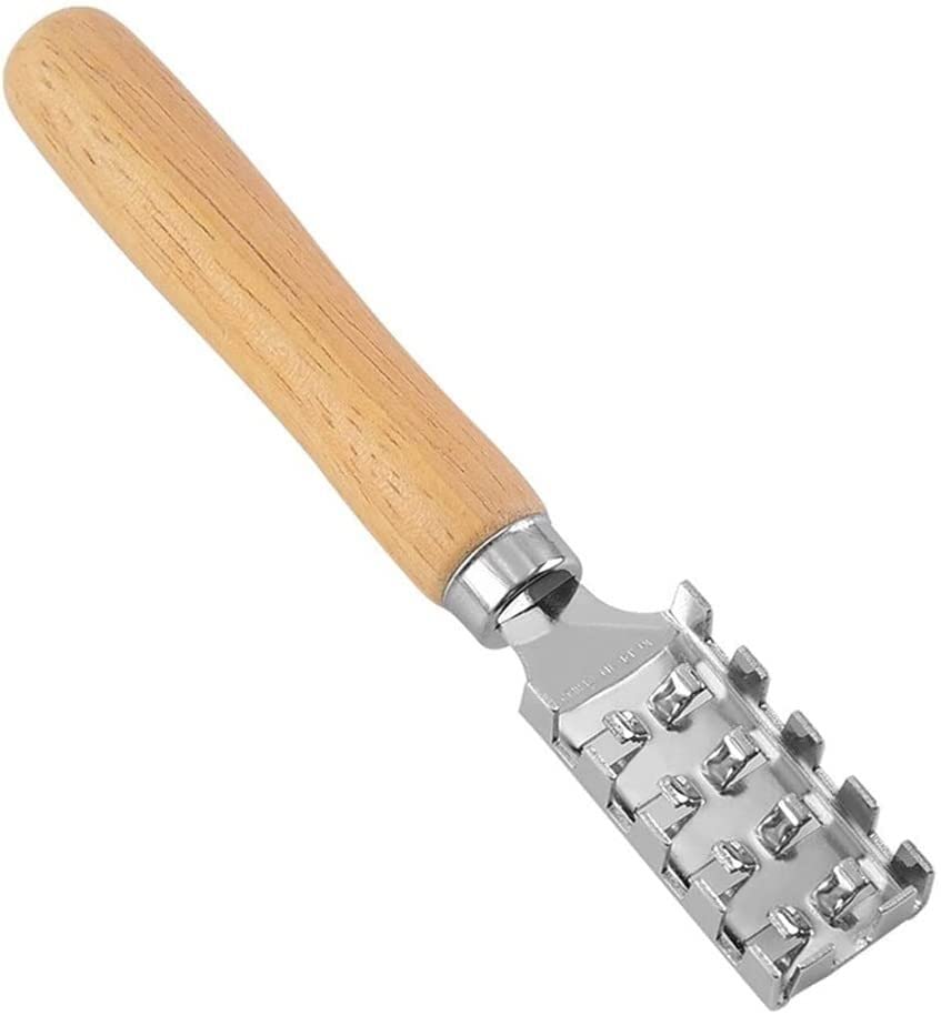 Wooden Fish Scale Scraper Brush - Kitchen Cleaning Tool for Fish & Vegetables