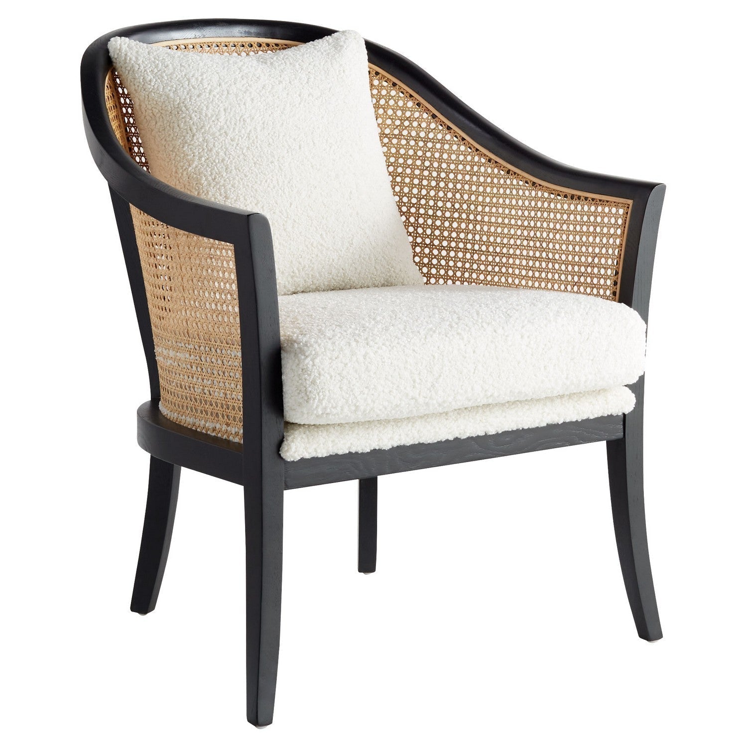 Cyan Design 11499 Relatore Chair - White Upholstered Dining Chair for Modern Home & Restaurant Decor