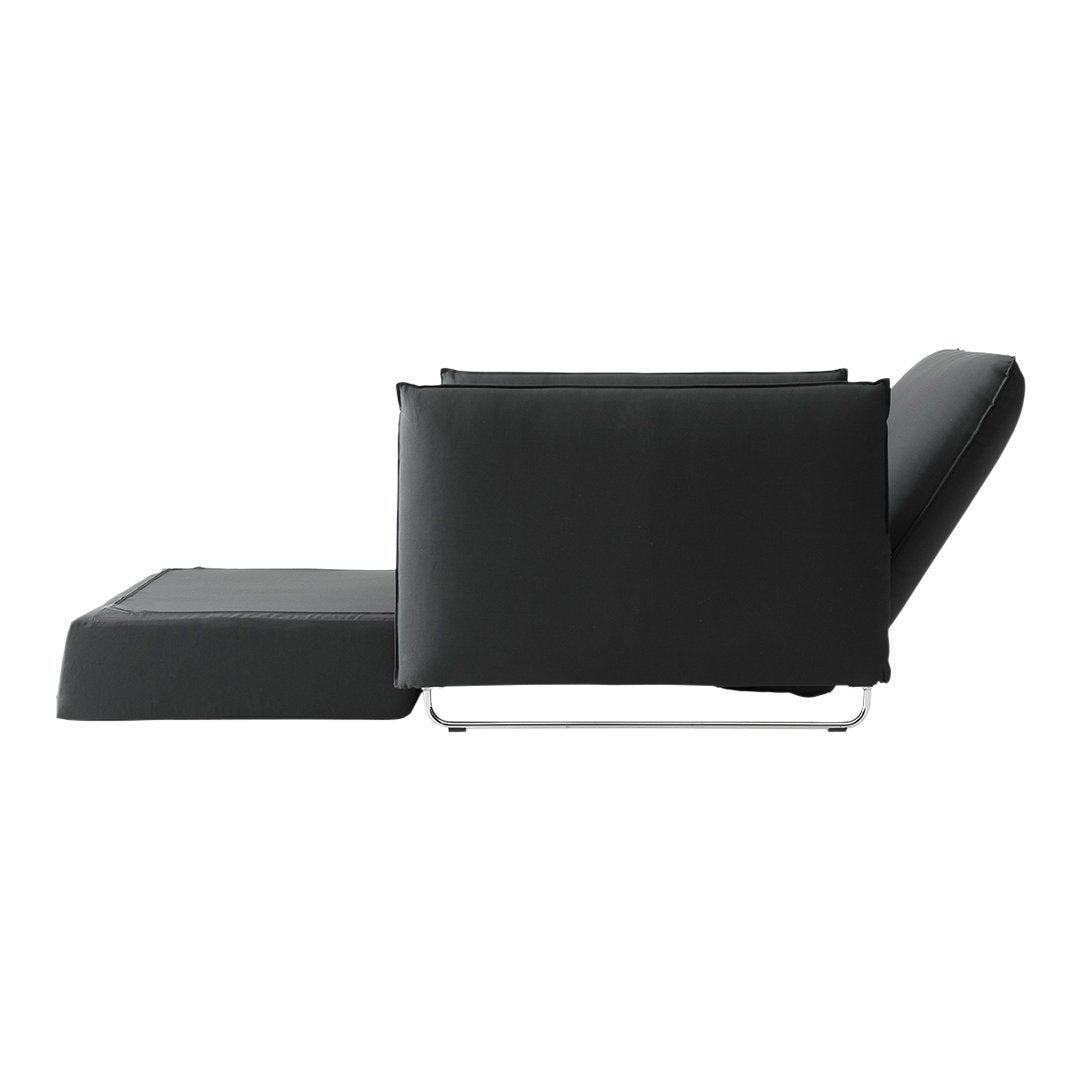 Modern Cord Chair - Convertible Single Bed for Small Spaces | Perfect for Studio Apartments, Guest Rooms & Dorm Living