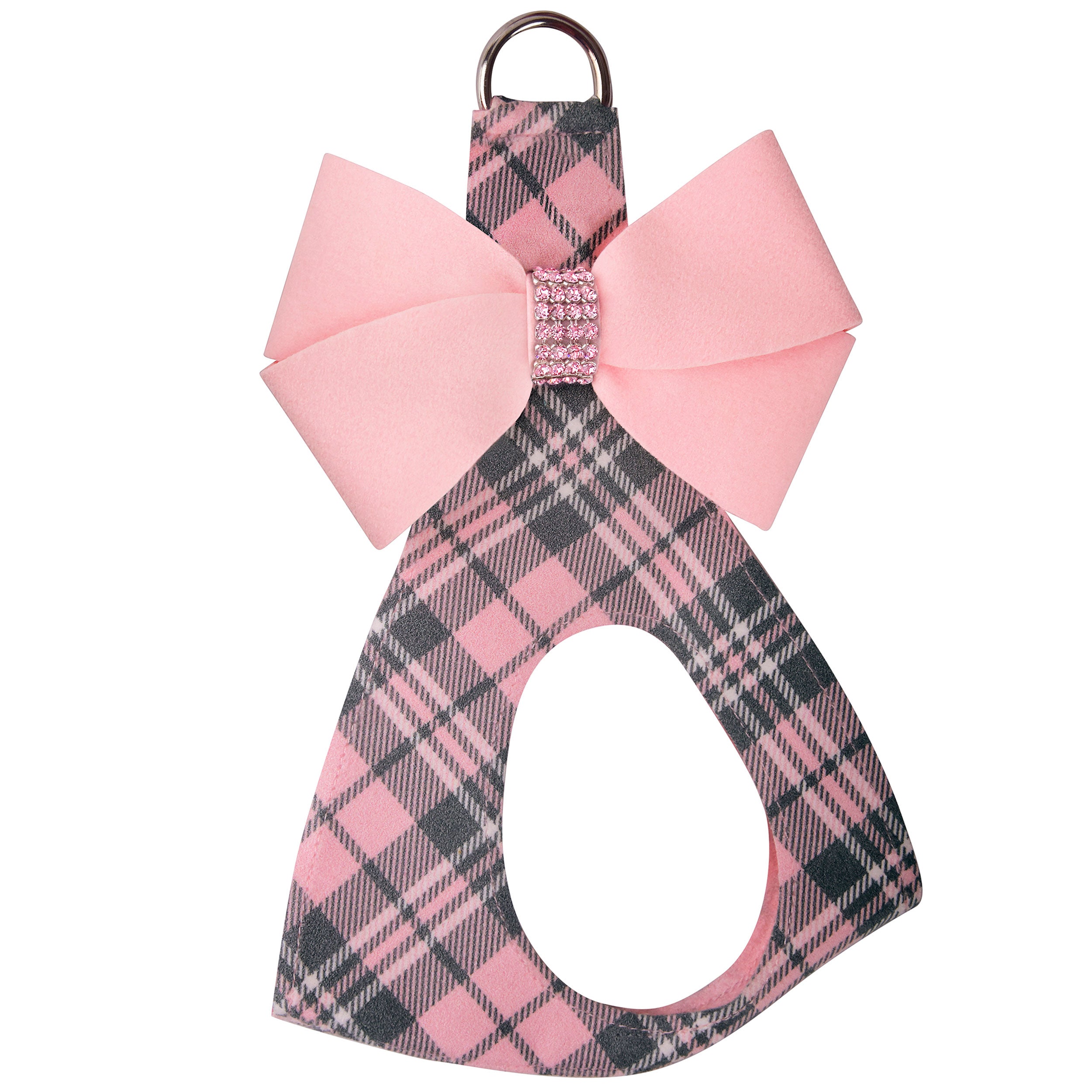 Puppy Pink Nouveau Bow with Pink Giltmore Step-In Harness - Stylish Dog Accessory for Small Breeds, Perfect for Walks, Photos & Special Occasions