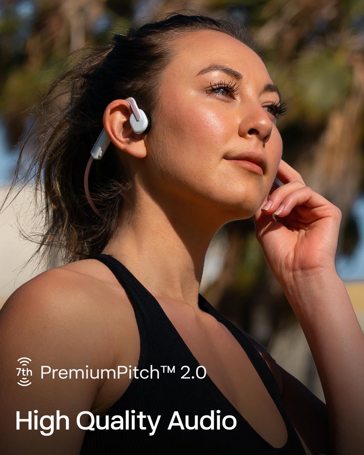 Shokz OpenMove Open-Ear Bluetooth Sport Headphones - Wireless Bone Conduction Headphones for Running, Cycling & Workouts - Sweatproof & Lightweight with Sticker Pack (Pink) - Perfect for Gym, Jogging & Outdoor Activities