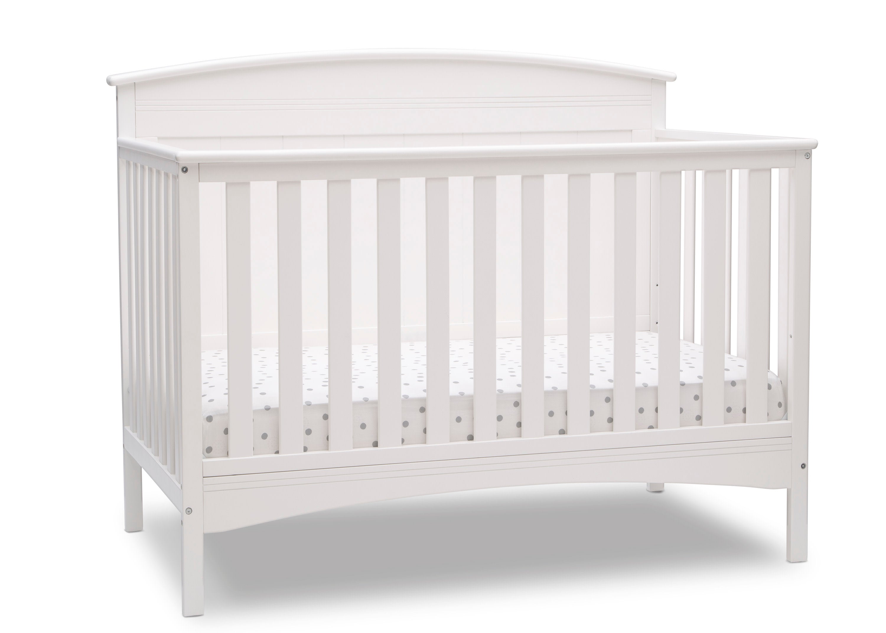 Archer Deluxe 6-in-1 Convertible Baby Crib - Toddler Bed, Daybed & Full-Size Bed - Safe Nursery Furniture for Newborns & Kids - Perfect for Bedrooms, Daycare & Guest Rooms