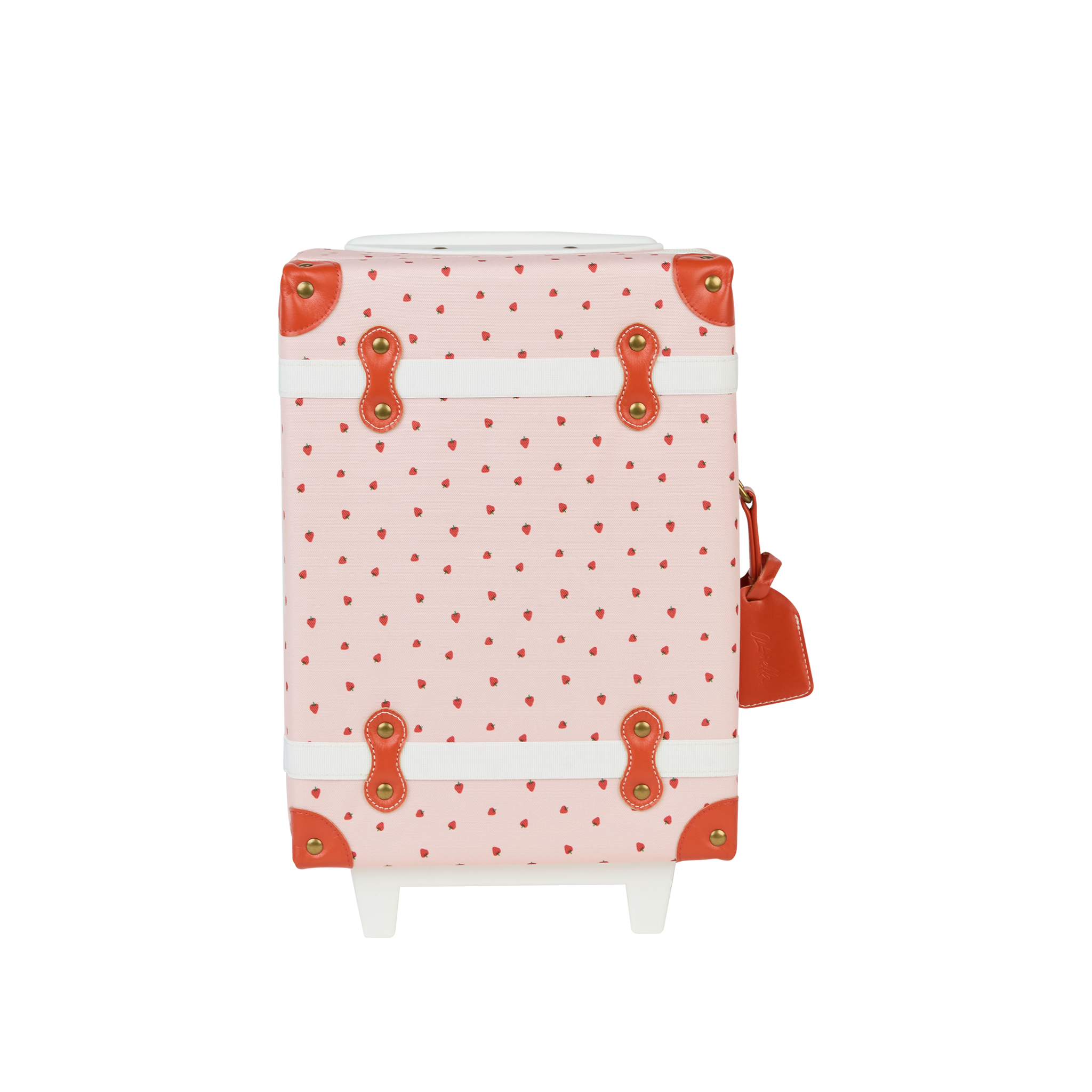 See Ya Suitcase Strawberry Print Luggage - Stylish Travel Bag for Women & Teens - Perfect for Vacation, Business Trips & Weekend Getaways