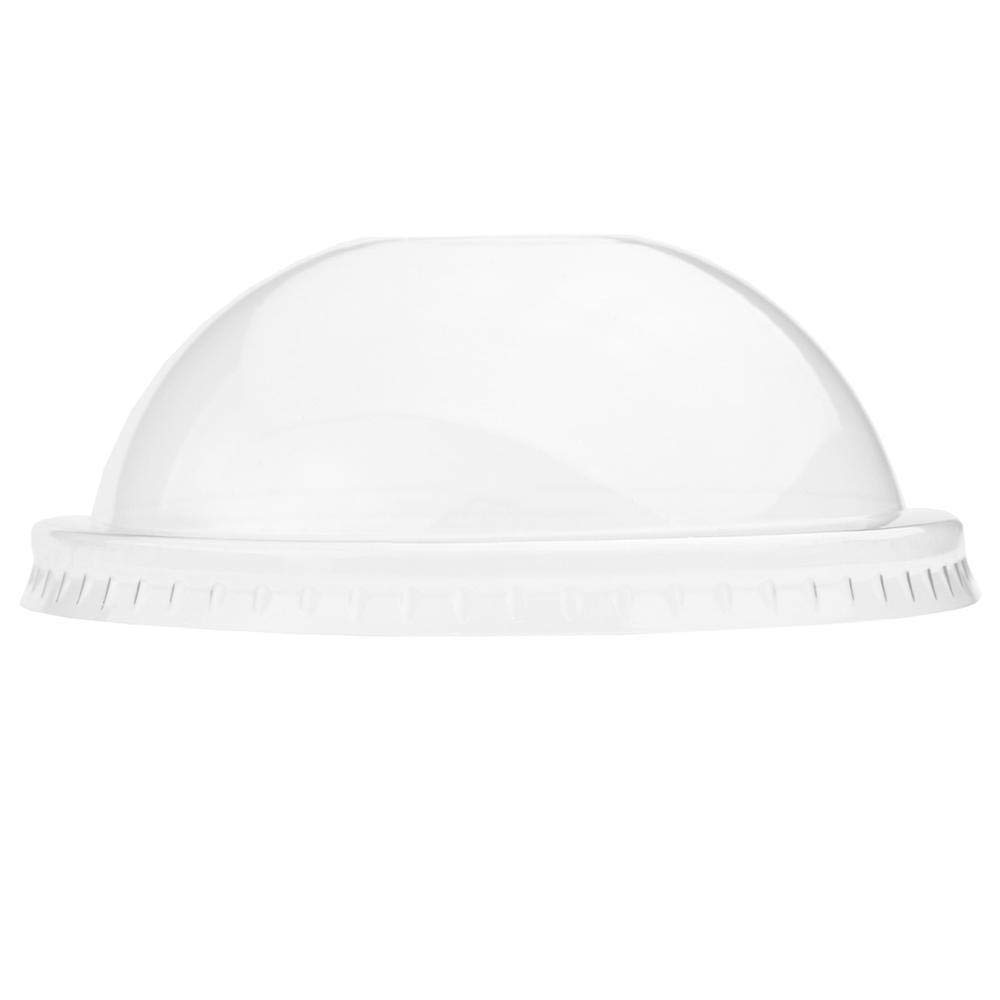 1000-Count 16 oz Clear Plastic Dome Ice Cream Cup Lids - Transparent Disposable Lids for Frozen Desserts, Milkshakes & Smoothies - Perfect for Ice Cream Shops, Dessert Bars & Catering Events