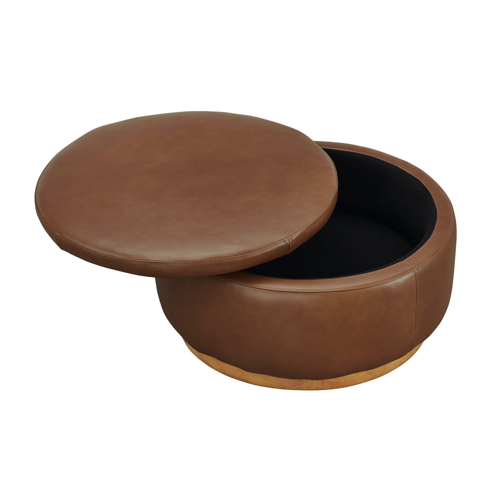 Carter Storage Ottoman - Foldable Footrest Stool with Hidden Storage, Perfect for Living Room, Bedroom, and Home Decor - Multi-Functional Furniture for Extra Seating & Organization