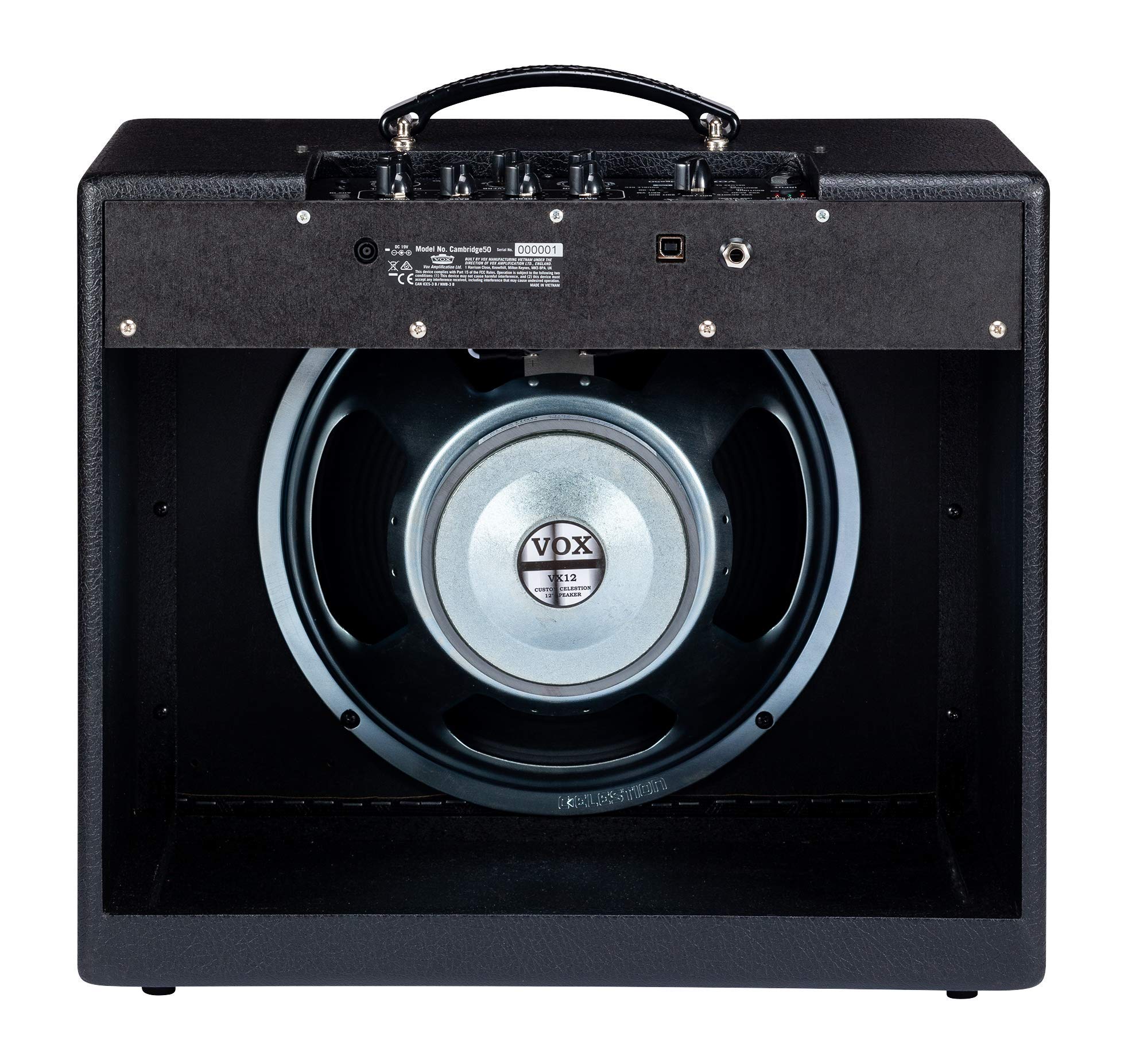 VOX Cambridge50 50W Guitar Amplifier with NuTube Technology - Perfect for Home Practice, Studio Recording & Live Performances