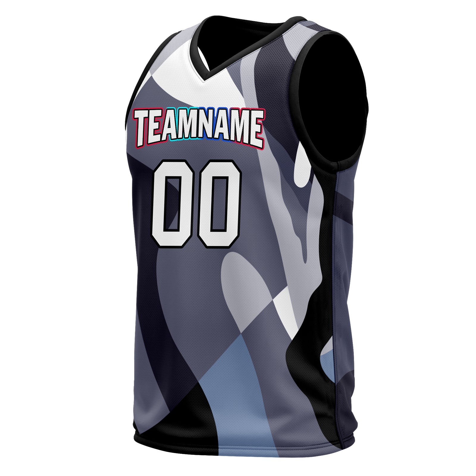 Custom Cyan Blue Camouflage City Edition Basketball Jersey - Personalized Sports Uniform BBJ01 D06101 for Team Games, Streetwear & Fan Collections
