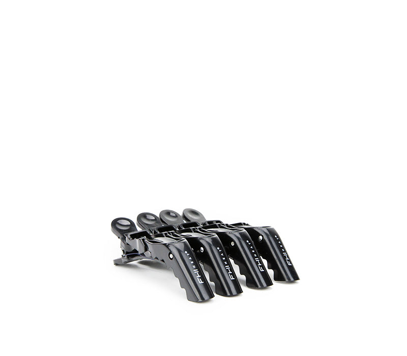 FHI Heat T Rex Hair Clips for Women - 12 Pack Large Jaw Clips for Thick Hair, Strong Hold Hair Claws for Ponytail, Bun & Updo Hairstyles - Perfect for Salon, Home & Travel Use