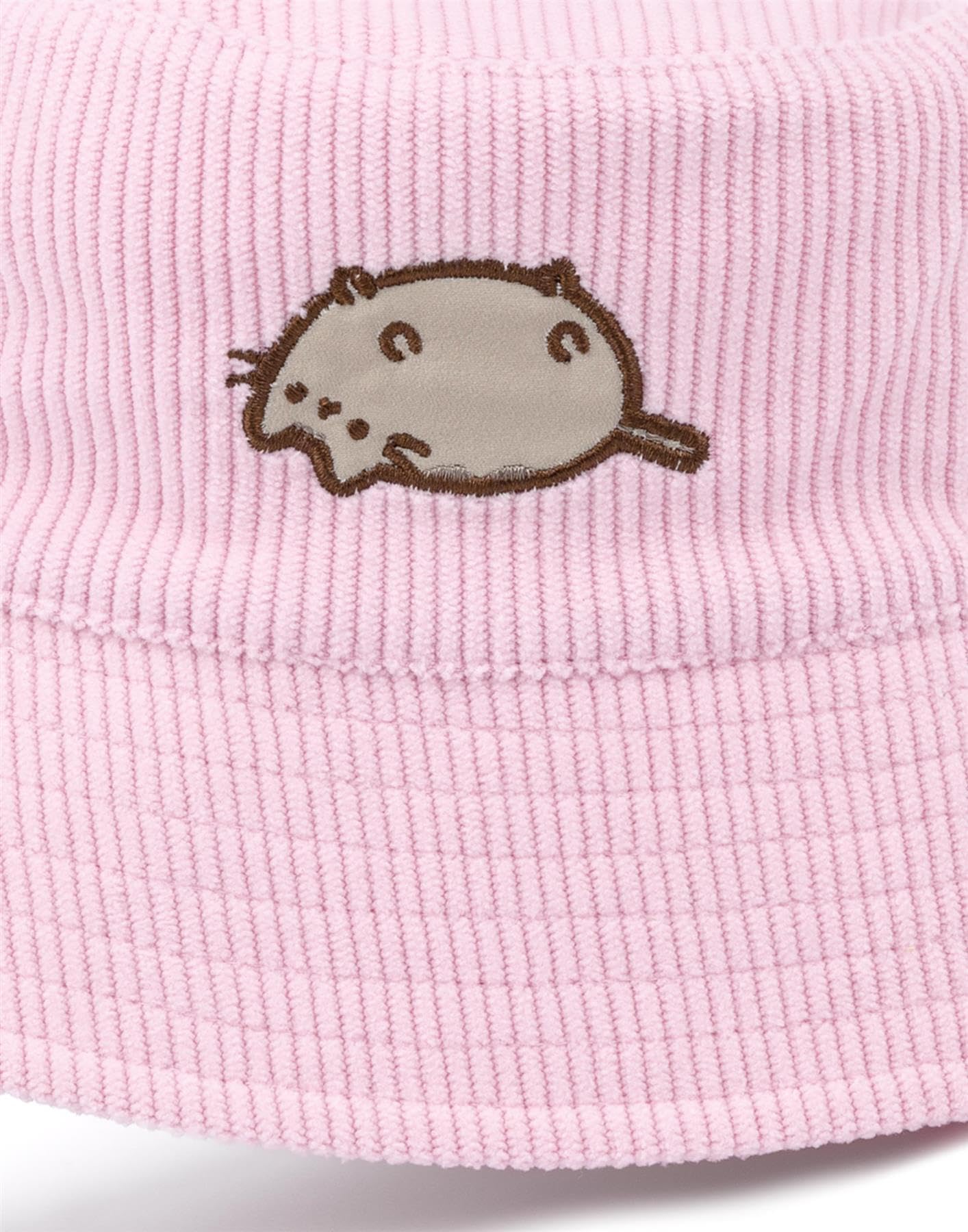 Pusheen Women's Bucket Hat - Pink Cotton Sun Hat for Adults | Embroidered Cat Beach Cap | Cartoon Summer Headwear | Perfect for Beach Vacations, Outdoor Activities & Casual Daywear | Cute Gift for Women
