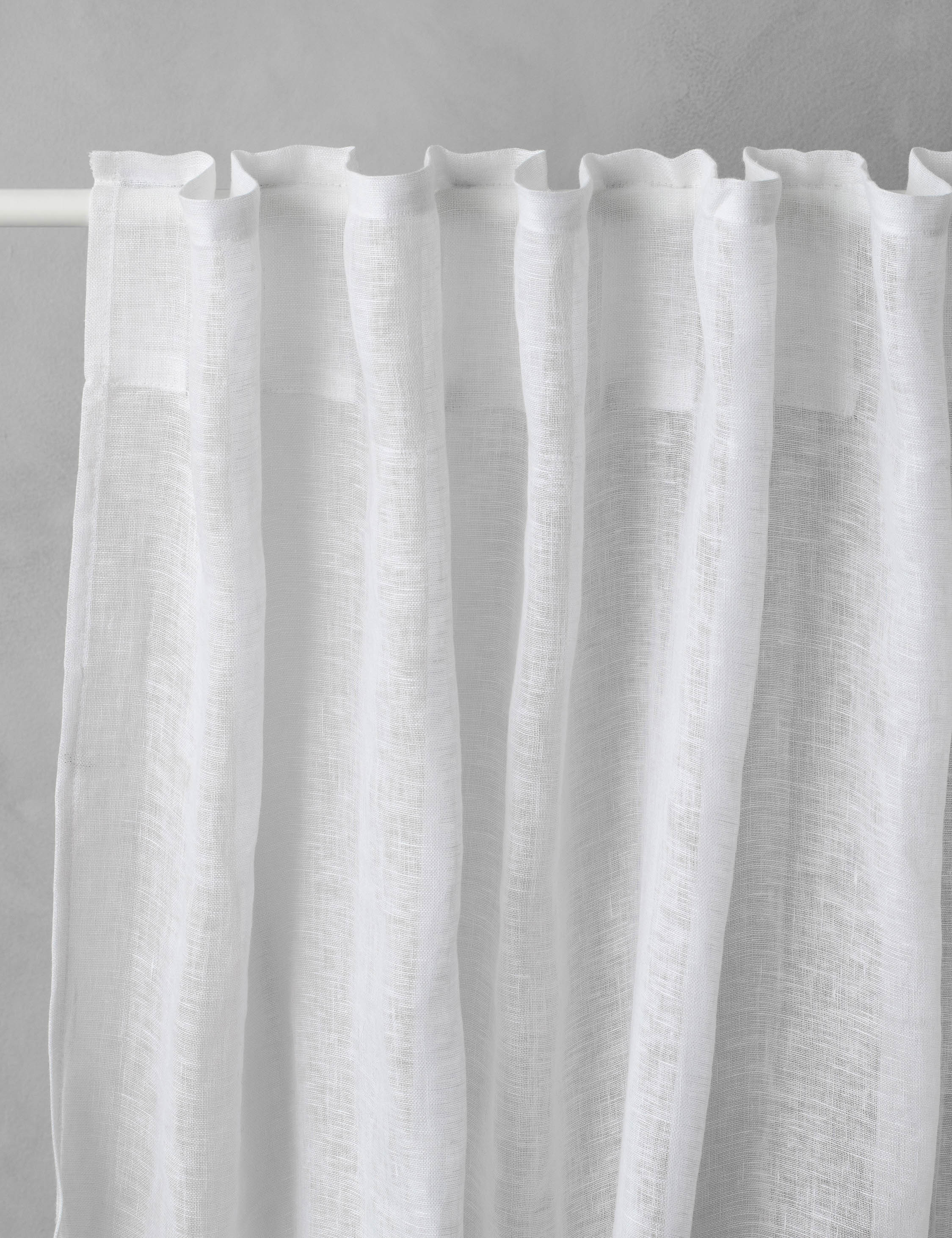 Premium European Flax Linen® Curtain Panel by Cultiver - Elegant Window Treatment for Living Room & Bedroom