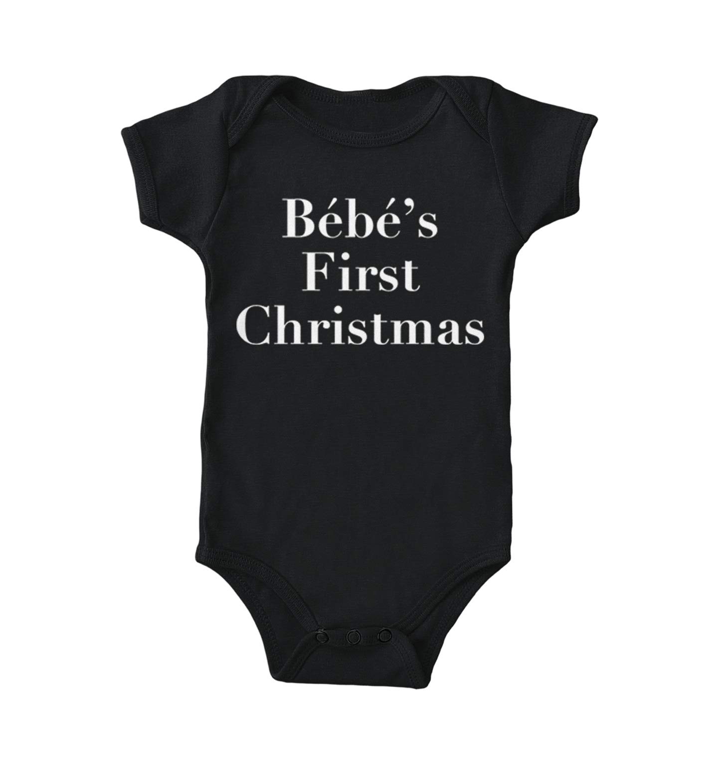 Bebe's First Christmas - Moira Rose TV Show Parody Bodysuit | Funny Baby Onesie for Holiday Photos & Christmas Gifts