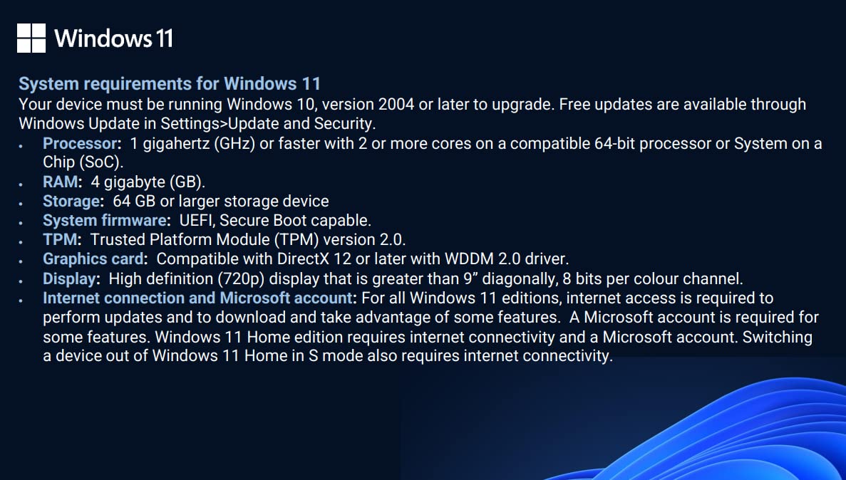 Microsoft Windows 11 Home System Builder | OEM License for New PC Builds | Install on Fresh Computers | Perfect for Gaming, Office & Home Use