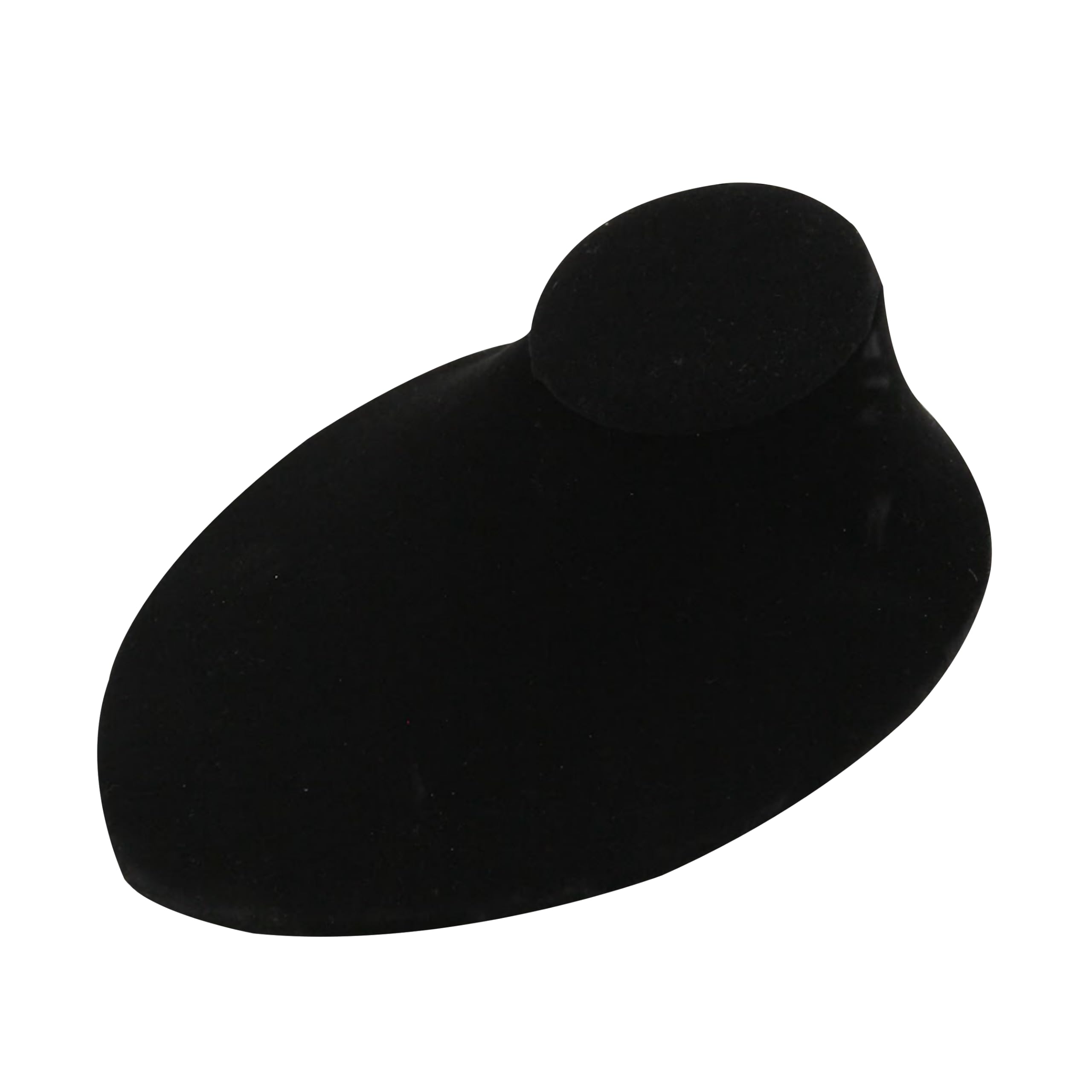 SSWBasics Black Velvet Necklace Bust Stand - Pack of 10 Professional Jewelry Display Stands for Necklaces - Soft Velvet Necklace Holder for Retail Stores, Jewelry Shops & Home Organization - Perfect for Boutique Displays, Gift Wrapping & Jewelry Photography