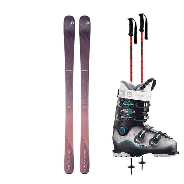 Blizzard Women's Black Pearl 82 Premium Ski Package - All-Mountain Skis with Bindings for Intermediate to Advanced Skiers | Perfect for Powder, Groomers & Freeriding