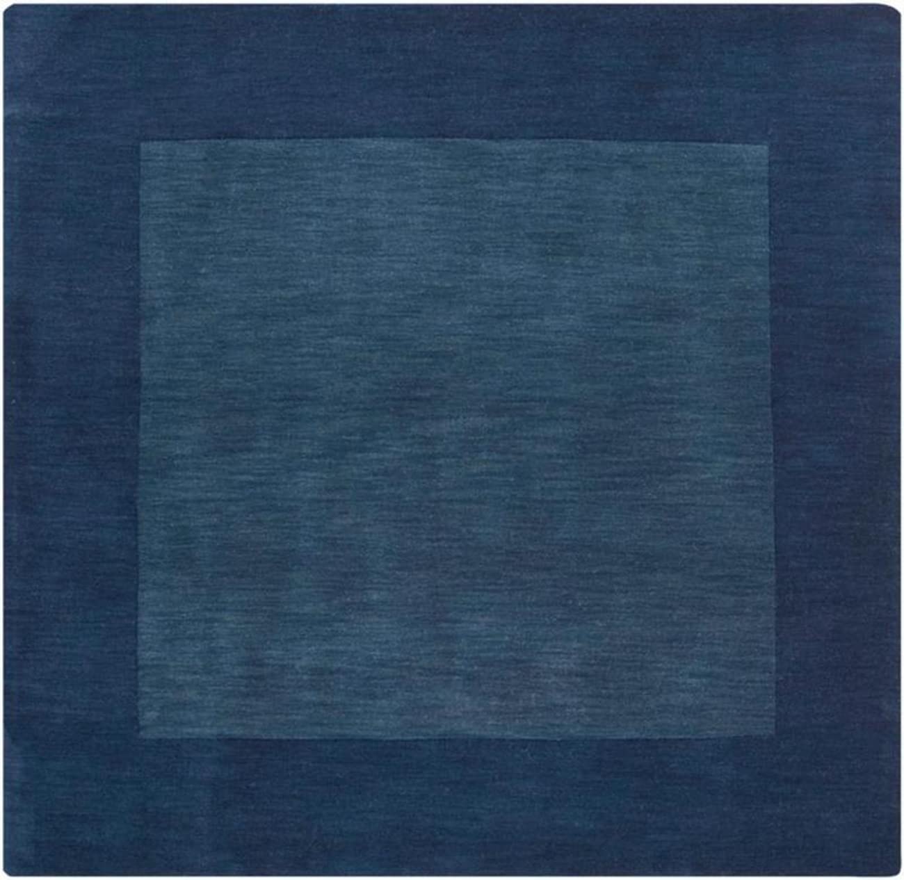 Mark&Day 10x10 Reims Modern Navy Square Area Rug - Soft Wool Carpet for Living Room, Bedroom, Kitchen - Blue & White Home Decor (9'9
