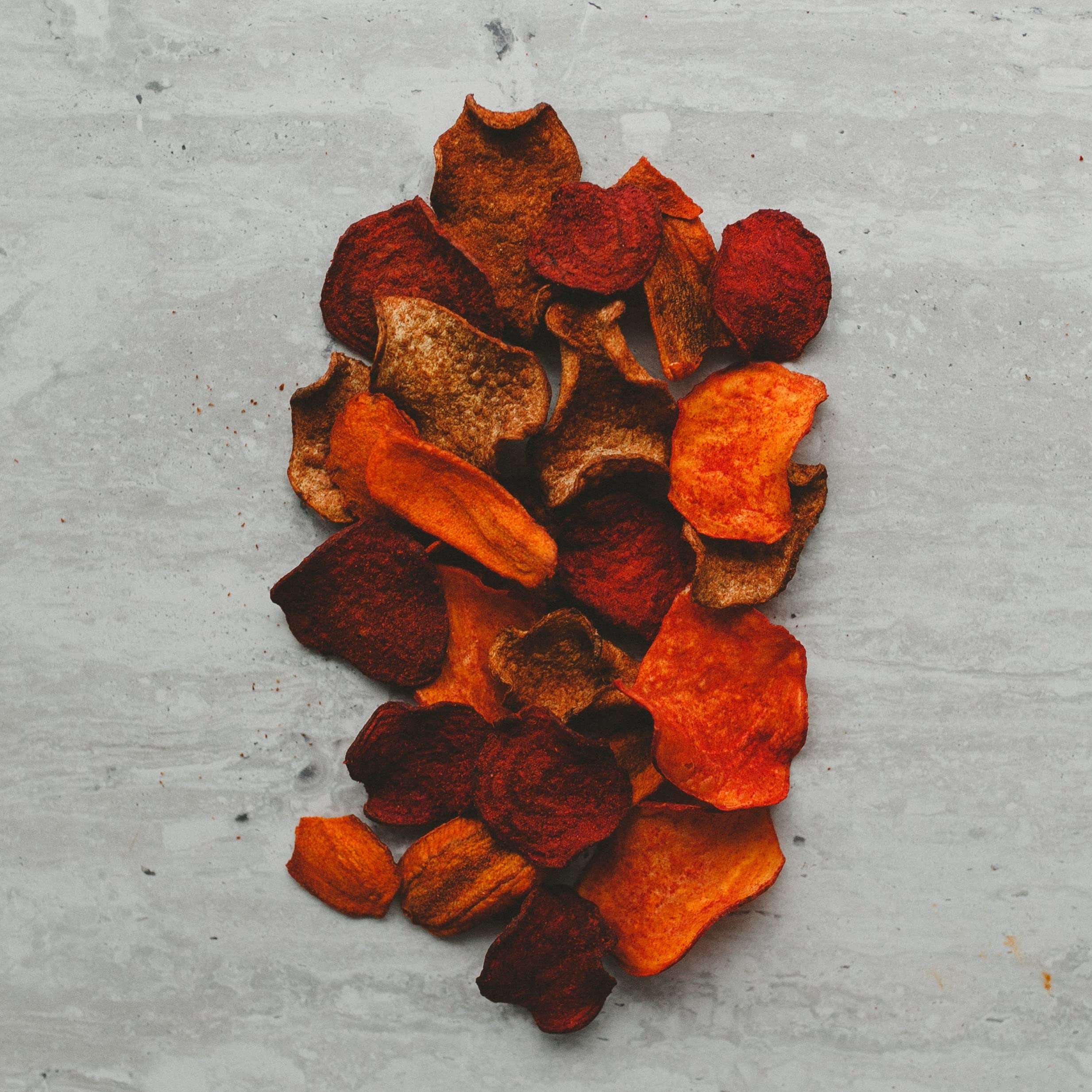 Nochiola Spicy Veggie Chips - Vegan, Gluten-Free, Healthy Snacks with Jicama, Beets, Sweet Potatoes & Carrots (240g/8.46oz) | Crunchy Plant-Based Chips for Parties, Road Trips & Keto Diet