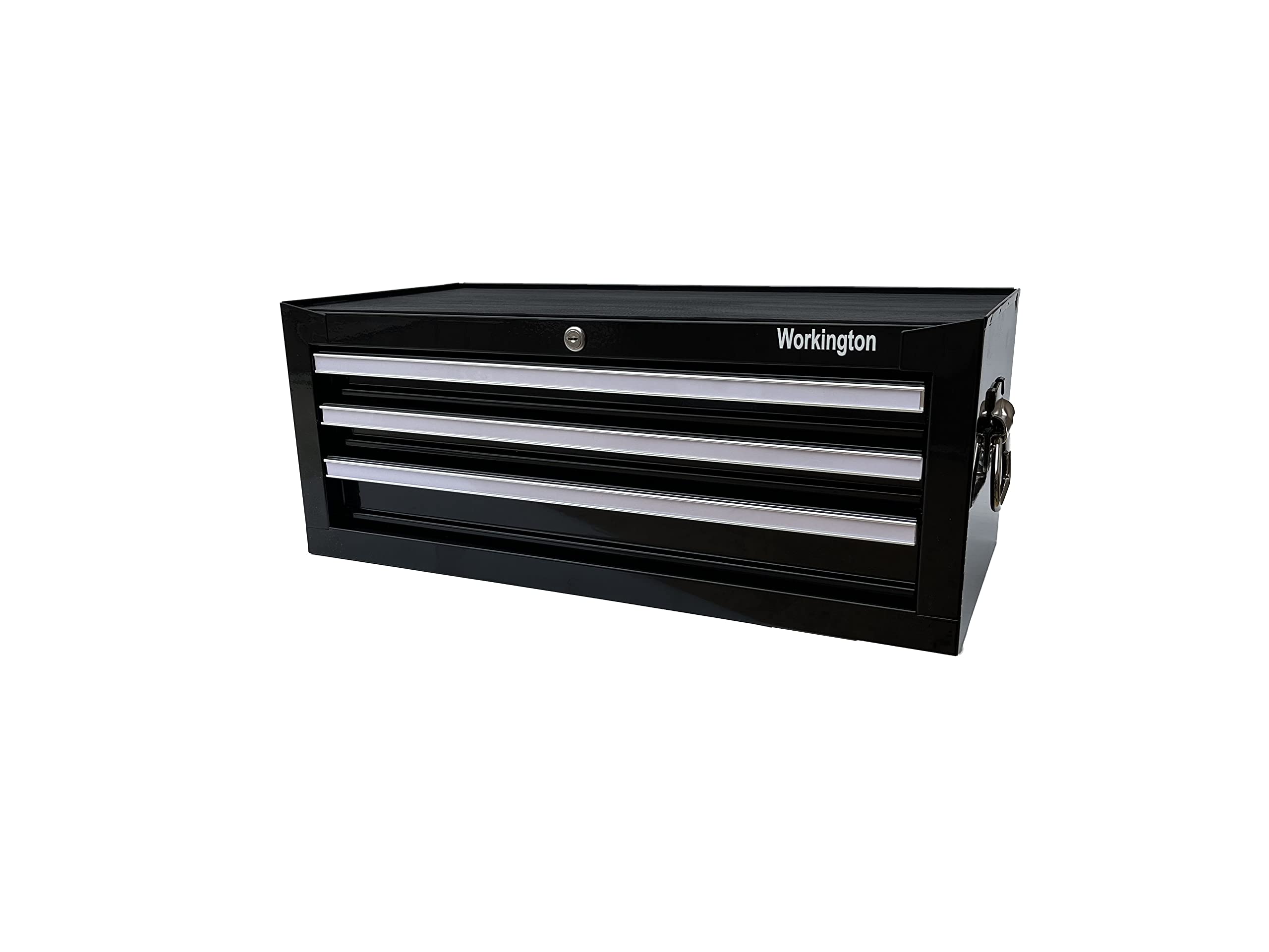 Workington Industrial 3-Drawer Portable Metal Tool Chest, 26