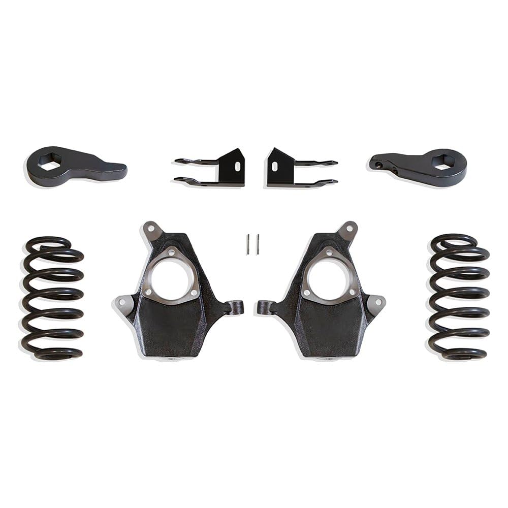 Maxtrac KS331034 3/4-Inch Lowering Suspension Kit for 2000-2006 GM SUVs - Compatible with Factory Shocks | Perfect for Street Performance & Custom Stance