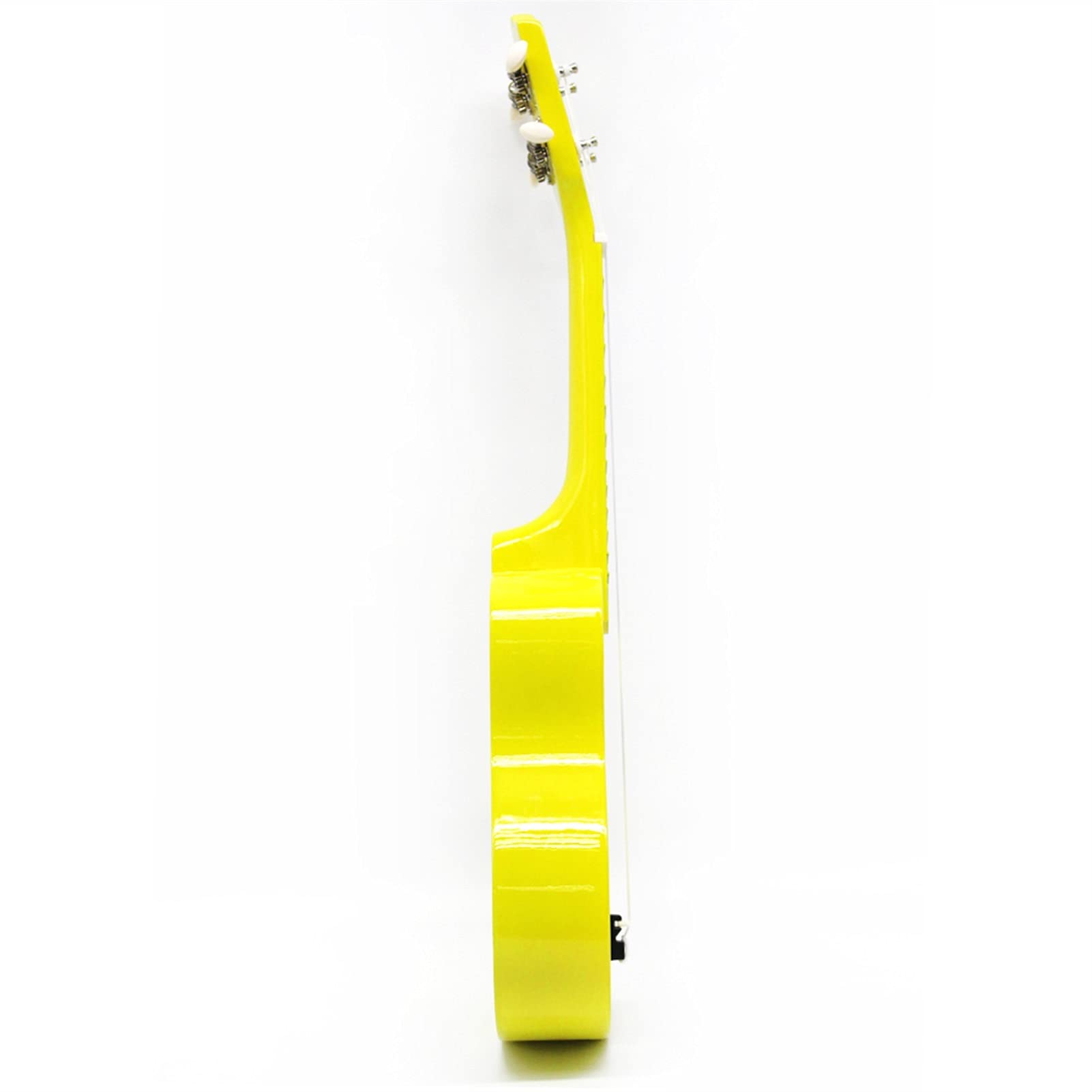 21 Inch Beginner Acoustic Ukulele - 4 String Basswood Mini Hawaii Guitar for Kids & Students (Yellow) | Perfect for Music Lessons, Gifts & Hawaiian-Themed Performances