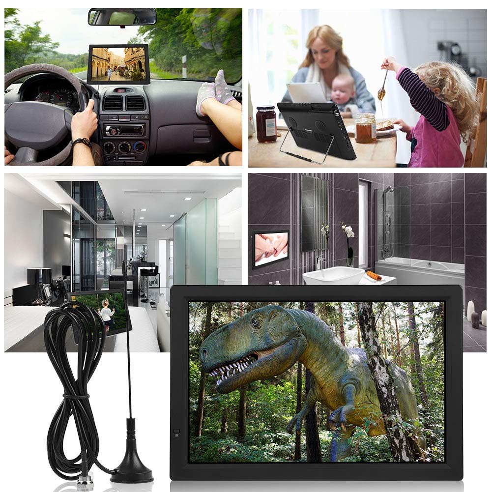 14 Inch Mini HD Digital TV - Portable LCD Monitor for Home, Car, RV, and Office | Perfect for Travel, Camping, and Small Spaces