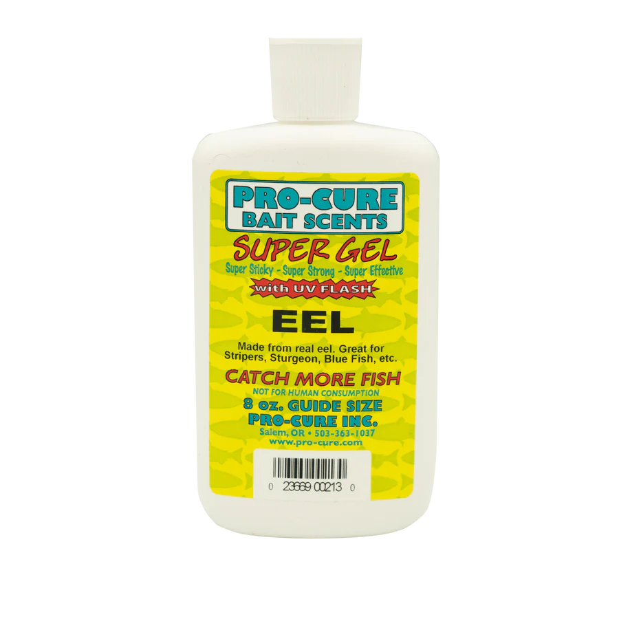 Pro Cure Bait Scents Super Gel - Premium Fish Attractant for Bass, Trout & Walleye - Ideal for Freshwater & Saltwater Fishing Lures